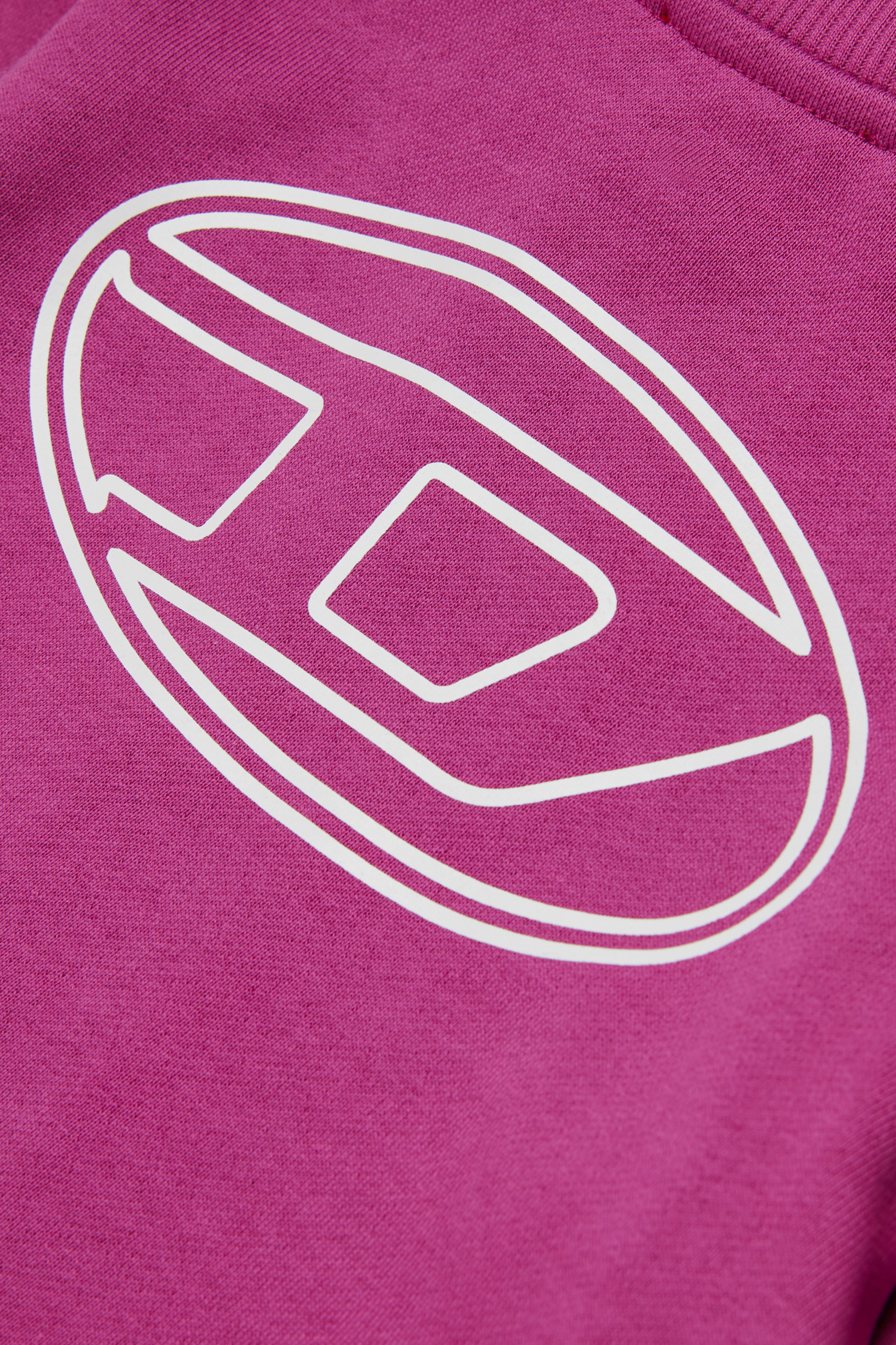 Diesel - SPENCERB, Sudadera de algodón con cierre de cremallera Unisex in Morado - 4