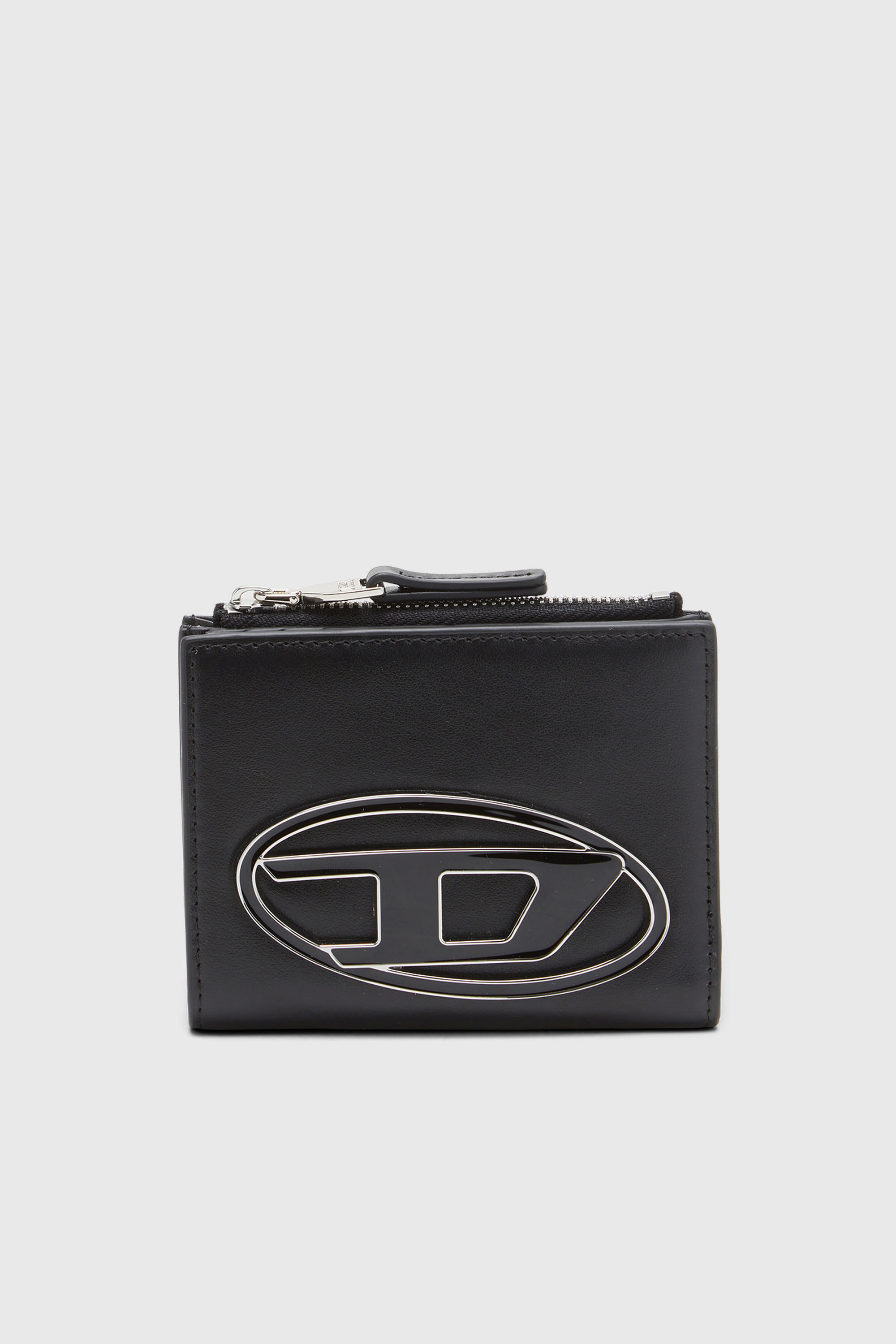 Diesel - 1DR BI-FOLD ZIP II, Tarjetero de cuero Mujer in Negro - 1