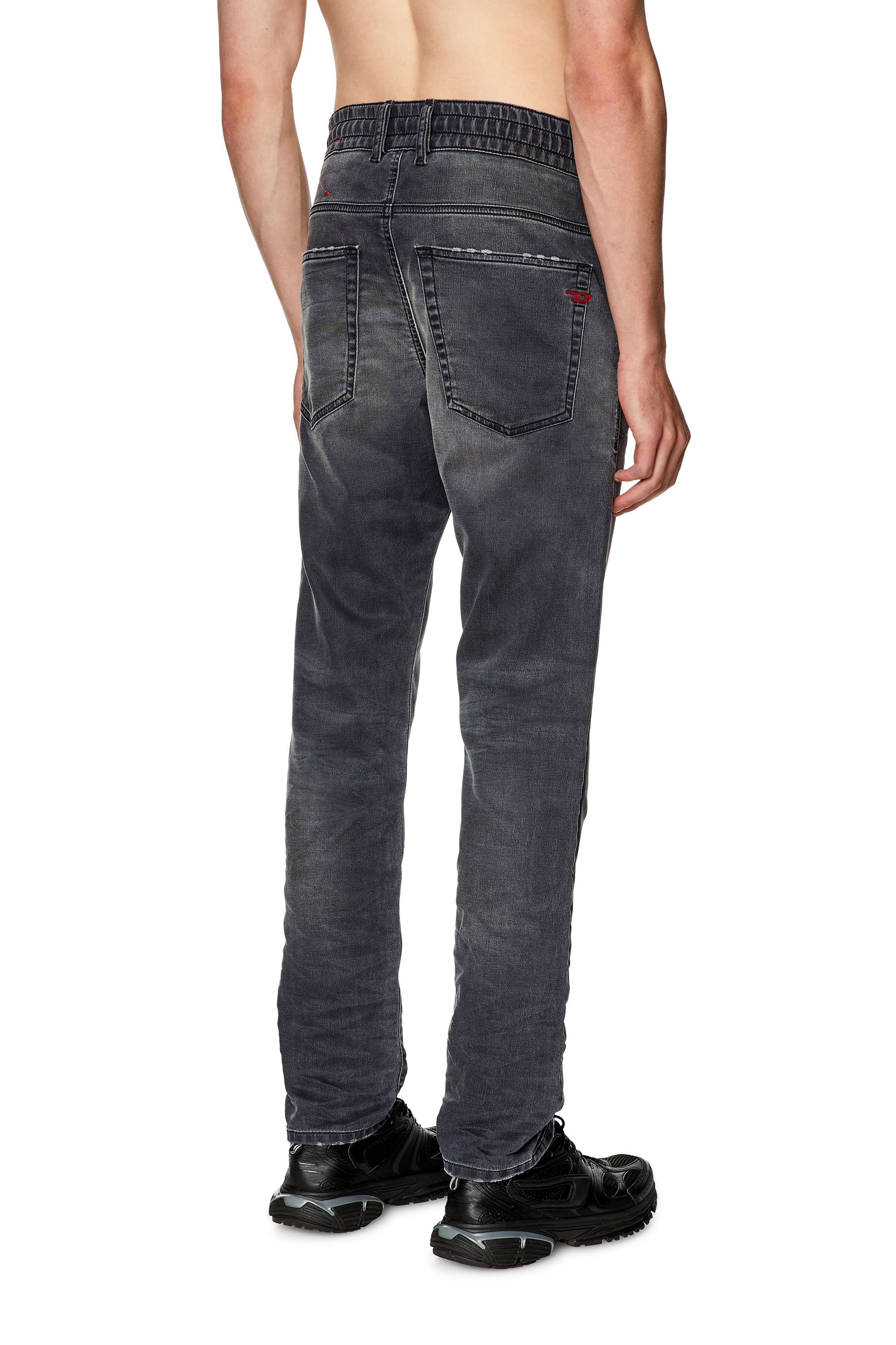 Diesel - Tapered Krooley JoggJeans® 068FP, Negro/Gris oscuro - Image 2
