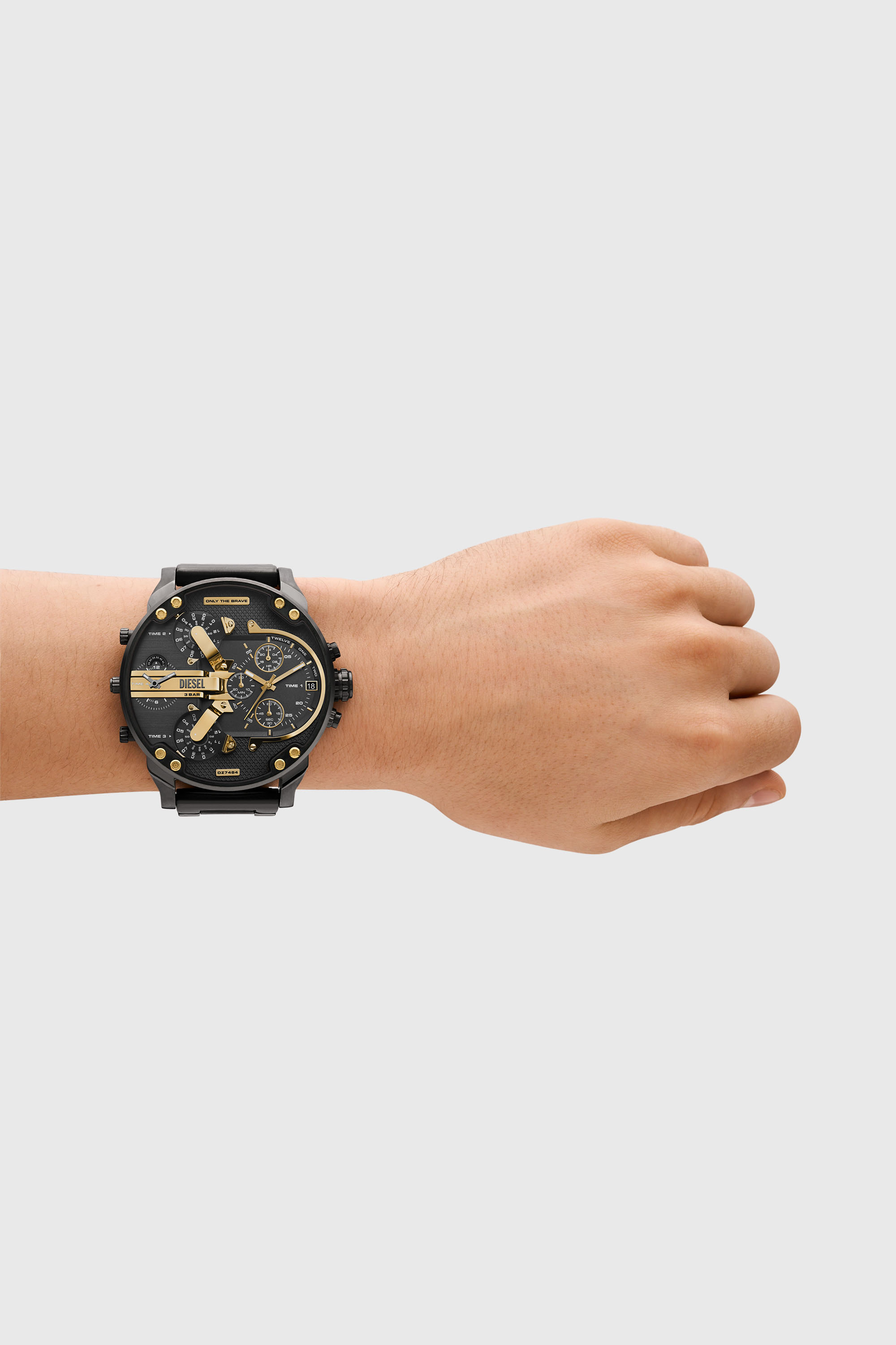 Diesel - DZ7484, Reloj Mr. Daddy de acero inoxidable en dos tonos Hombre in Gris - 4