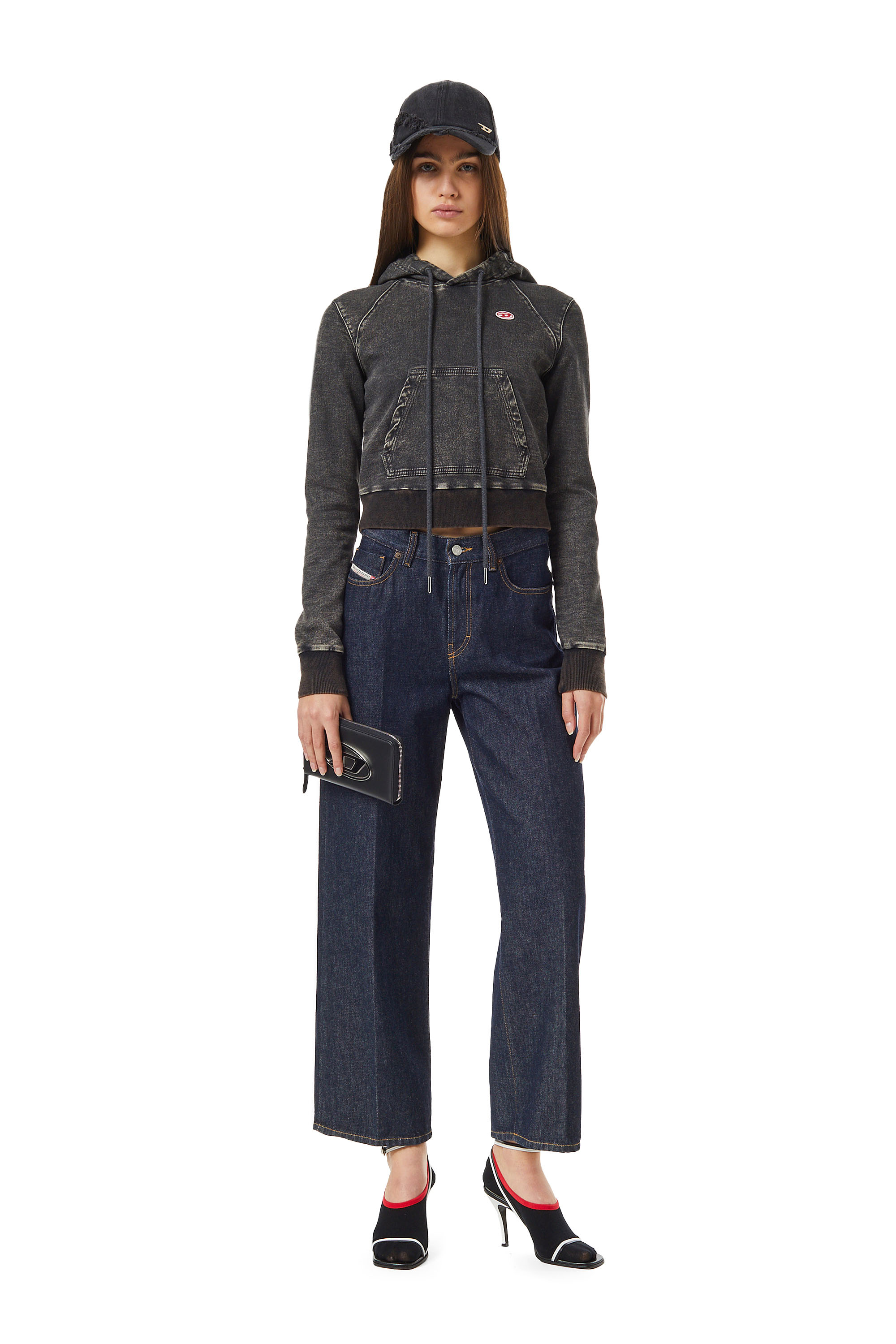 Diesel - 2000 WIDEE Z9C02 Bootcut and Flare Jeans, Azul Oscuro - Image 5