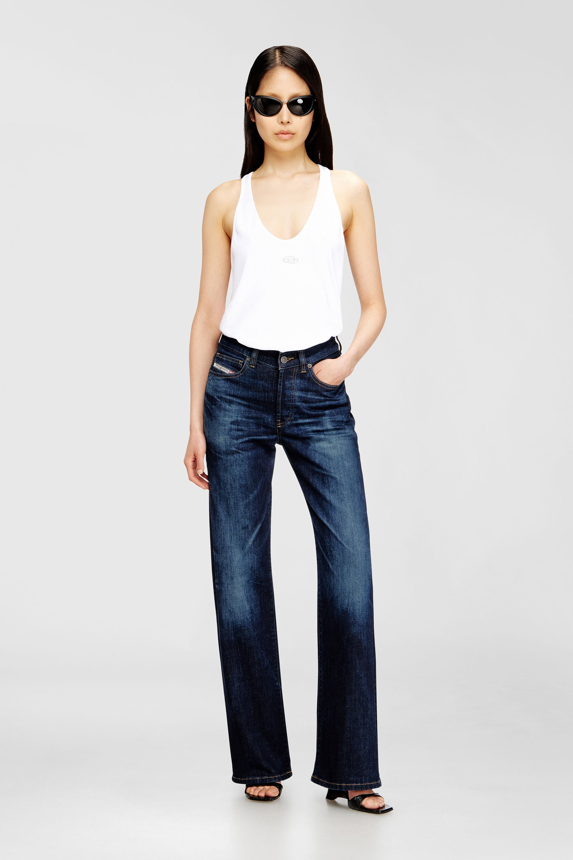 Diesel - Regular Jeans 1971 D-Sent 0ADBL Mujer, Azul Oscuro - 1