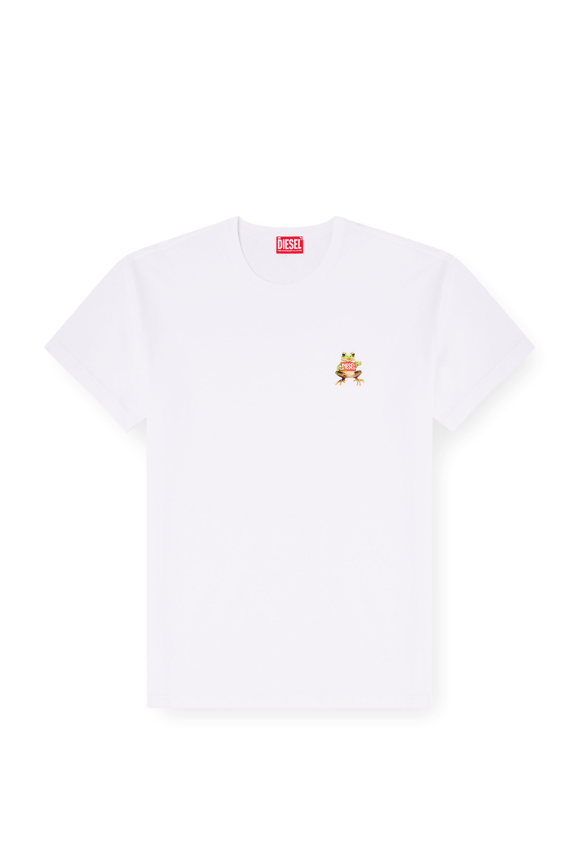 Diesel - T-NORM-FROG, Camiseta con estampado de rana y logotipo Hombre in ToBeDefined - 3