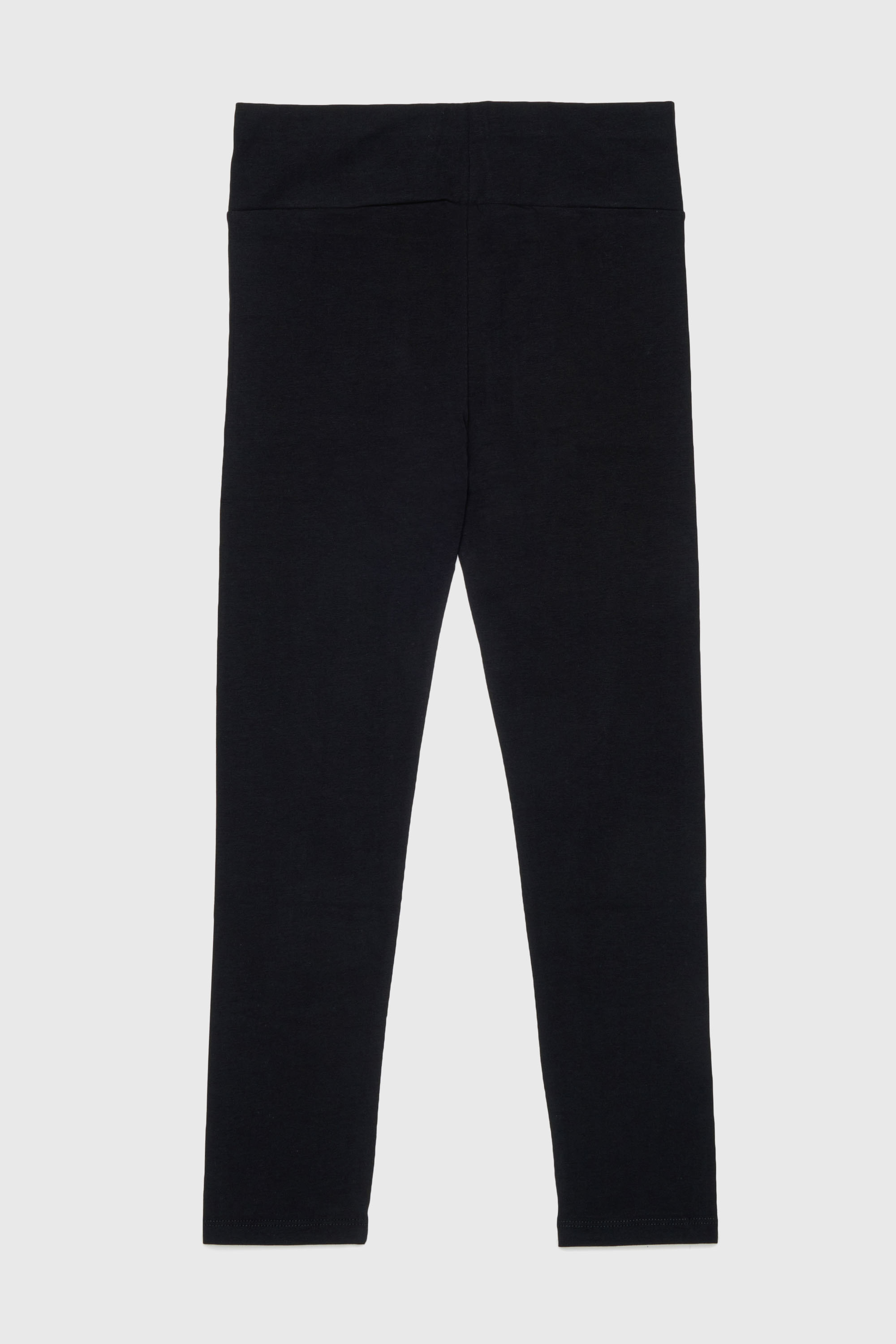 Diesel - PCEFY, Leggings de algod&oacute;n con logo recortado Mujer in Negro - 2
