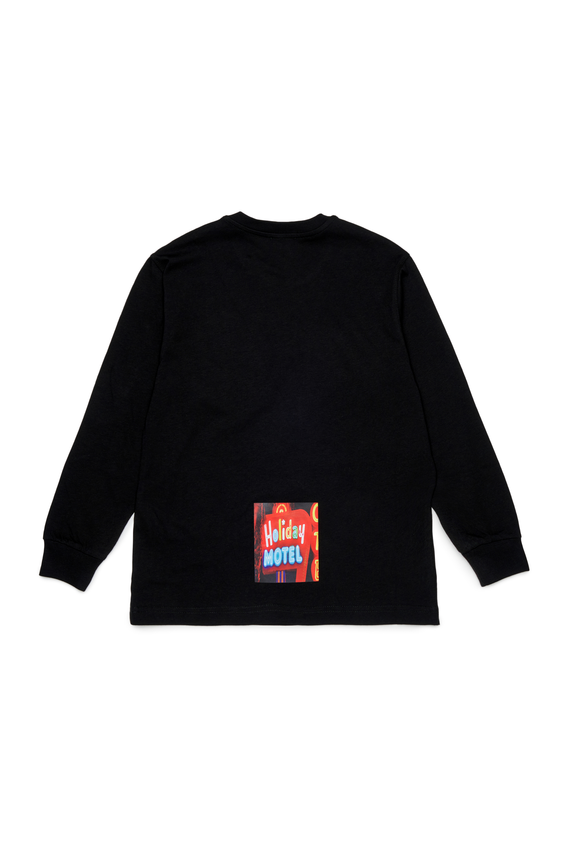 Diesel - TFORMY OVER, Camiseta de manga larga con photo prints Hombre in Negro - 2