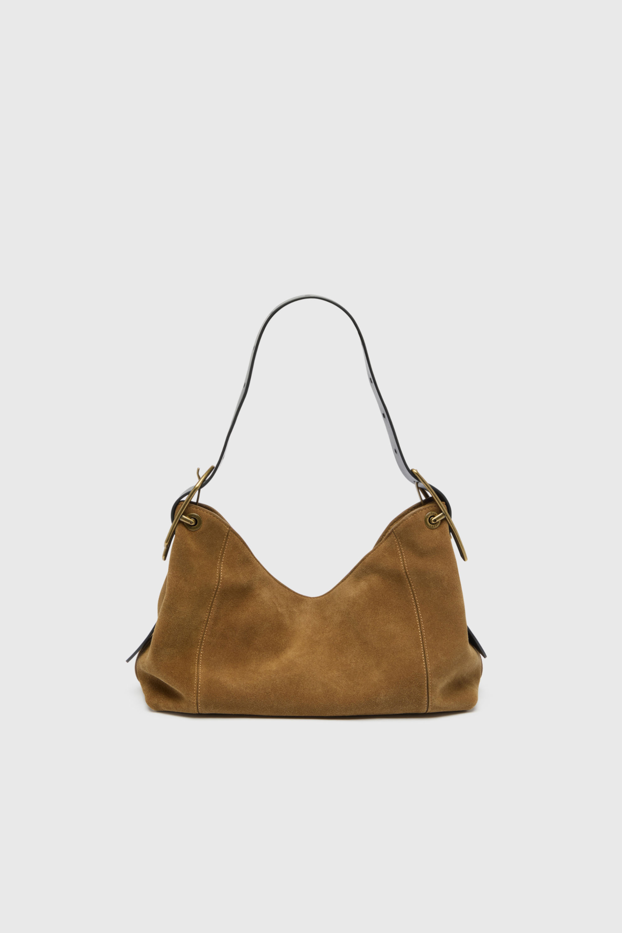 Diesel - D-LINE HOBO S, D-Line Bolso de hombro en ante encerado Mujer in Marr&oacute;n - 3