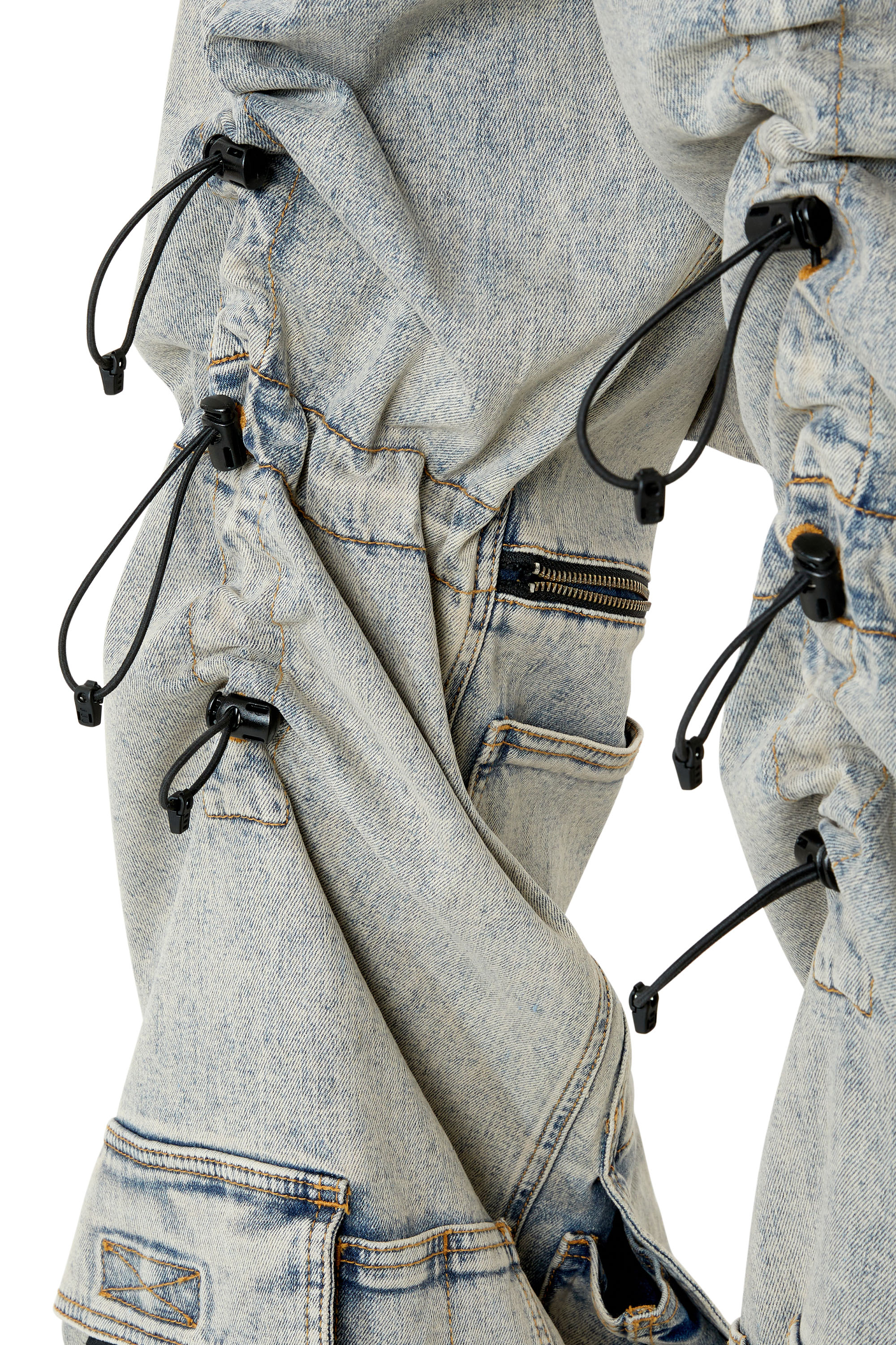 Diesel - Straight Jeans D-Onlypockets 09F12, Azul medio - Image 4
