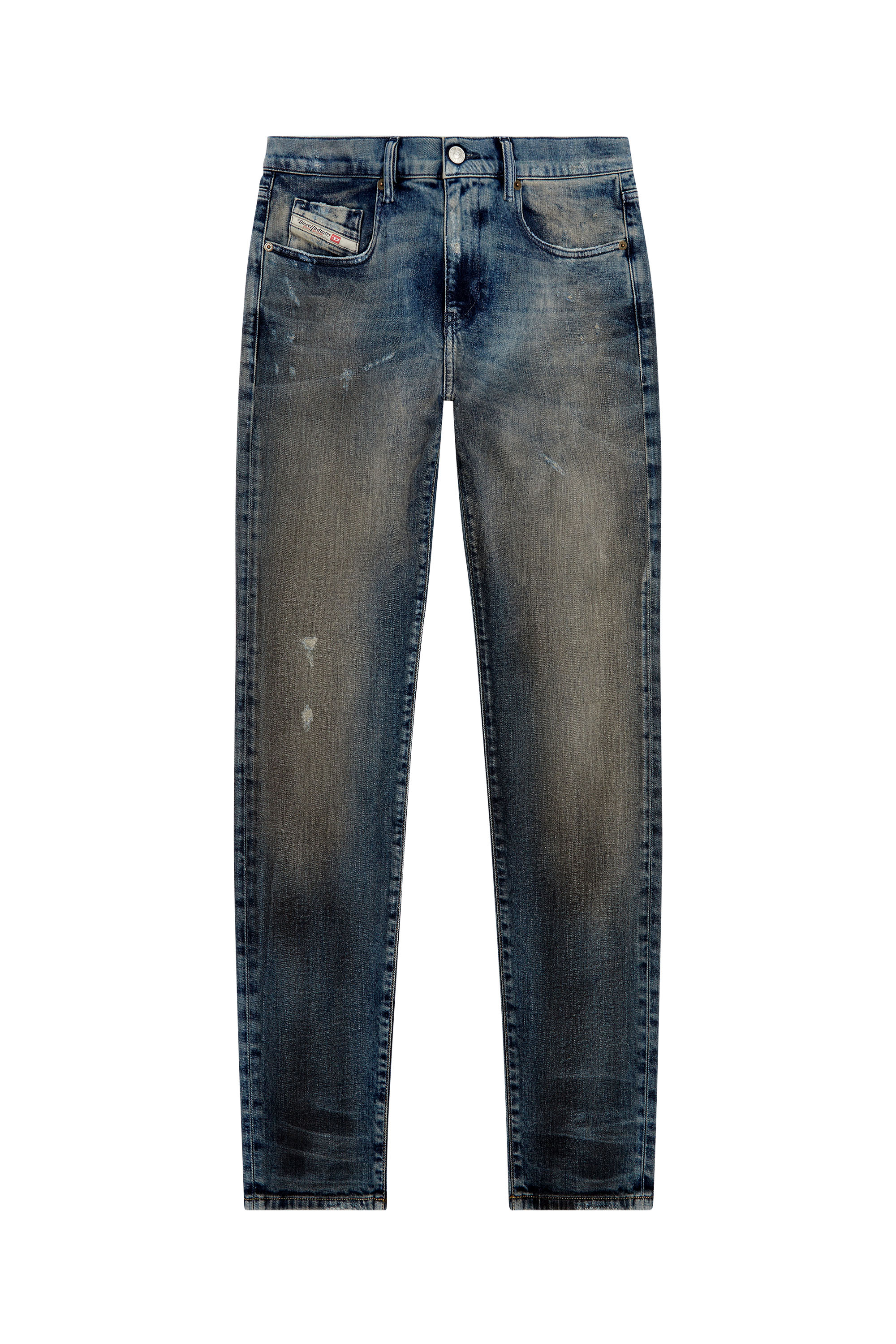 Diesel - Slim Jeans 2019 D-Strukt 09H54, Azul Oscuro - Image 5