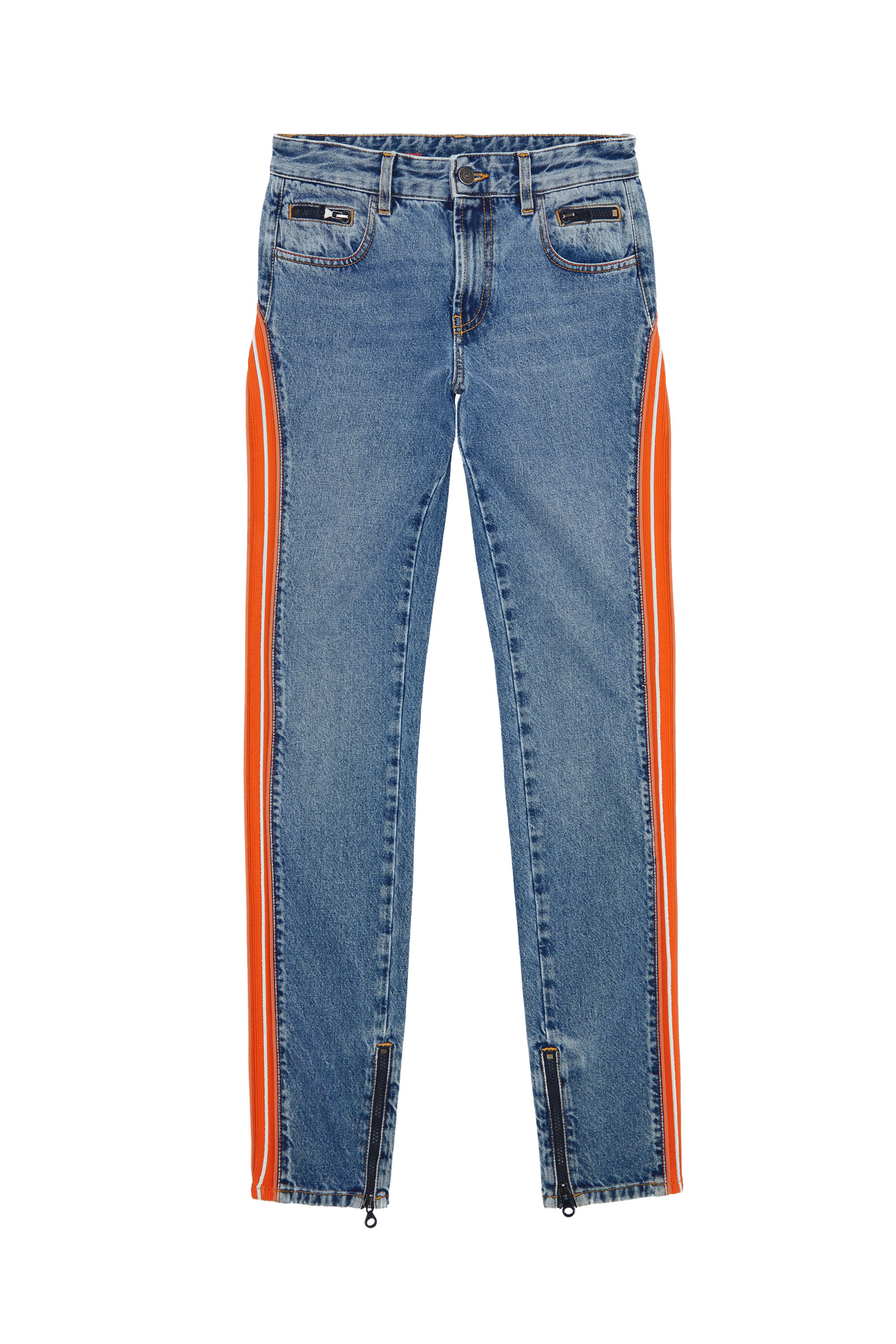 Diesel - D-Vision 0EMAT Skinny Jeans, Azul medio - Image 5