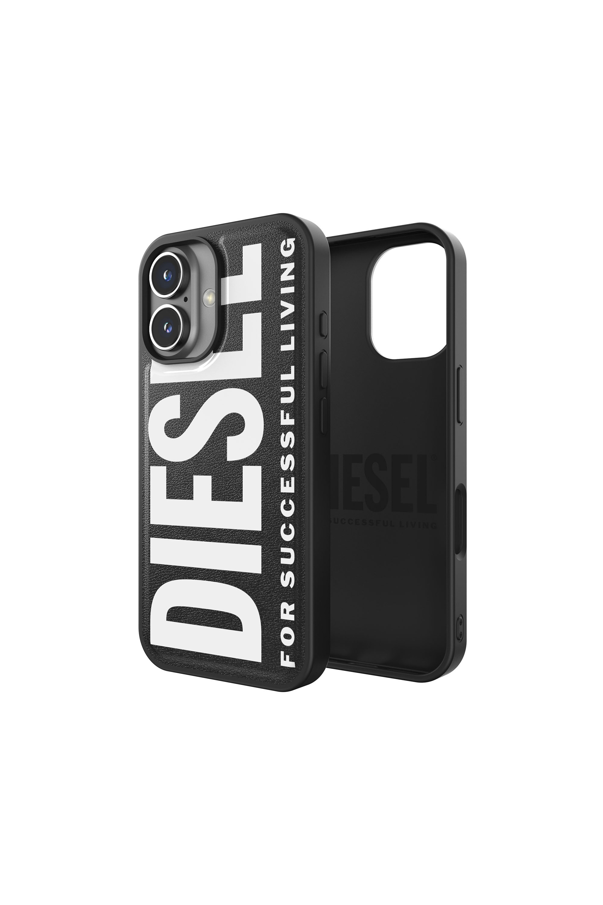 Diesel - 60127 MOULDED CASE, Funda moldeada con Magsafe para iP 16 Unisex in Negro - 1