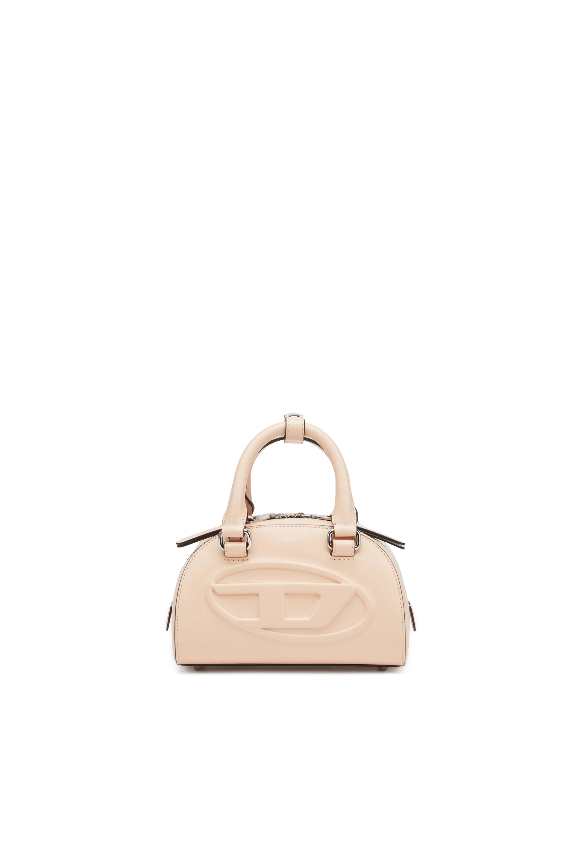 Diesel - 1DR DOME CROSSBODY, Mini bolso de cuero tipo bowling Mujer in Rosa - 1