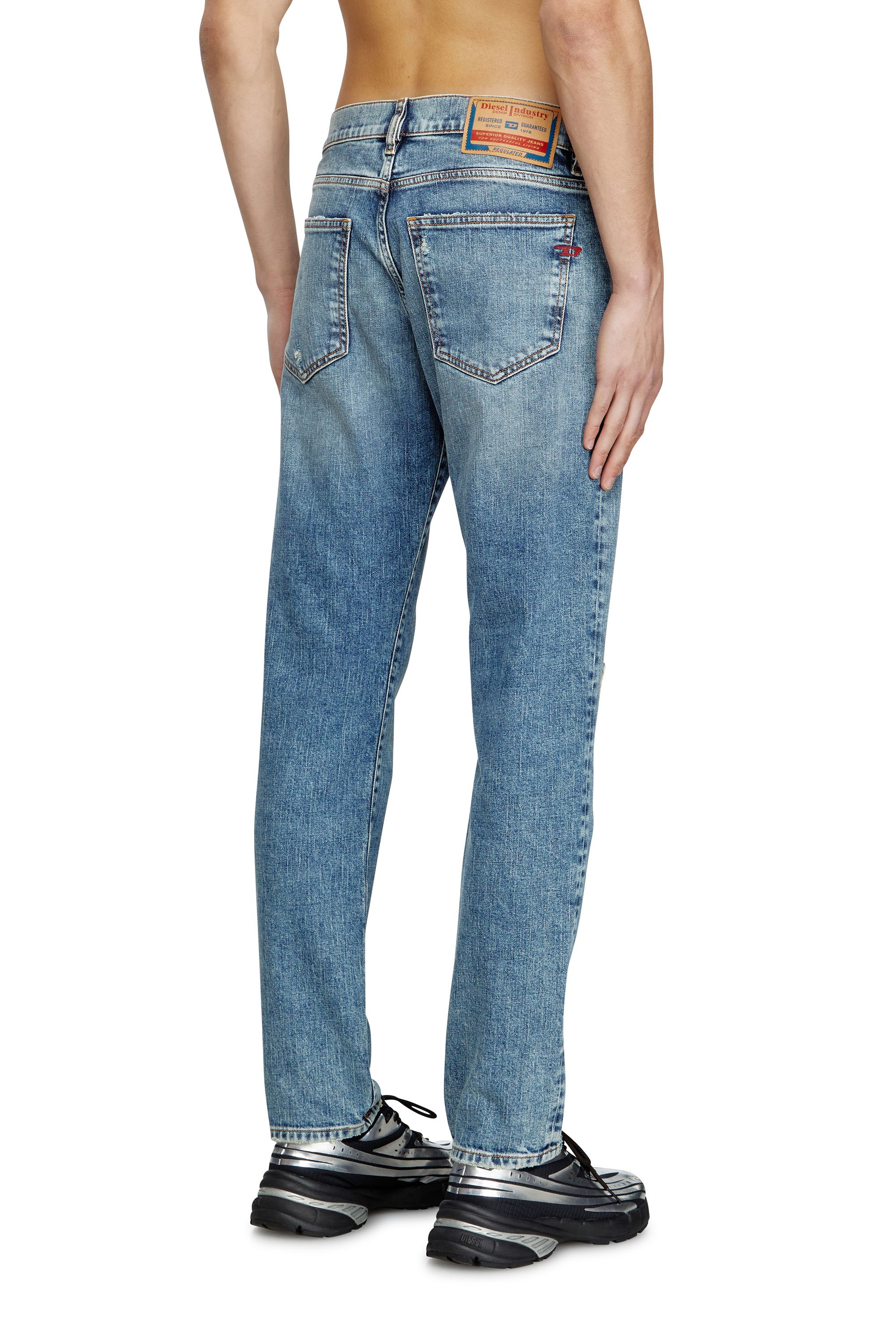 Diesel - Slim Jeans 2019 D-Strukt 09L34 Hombre, Azul Claro - 4