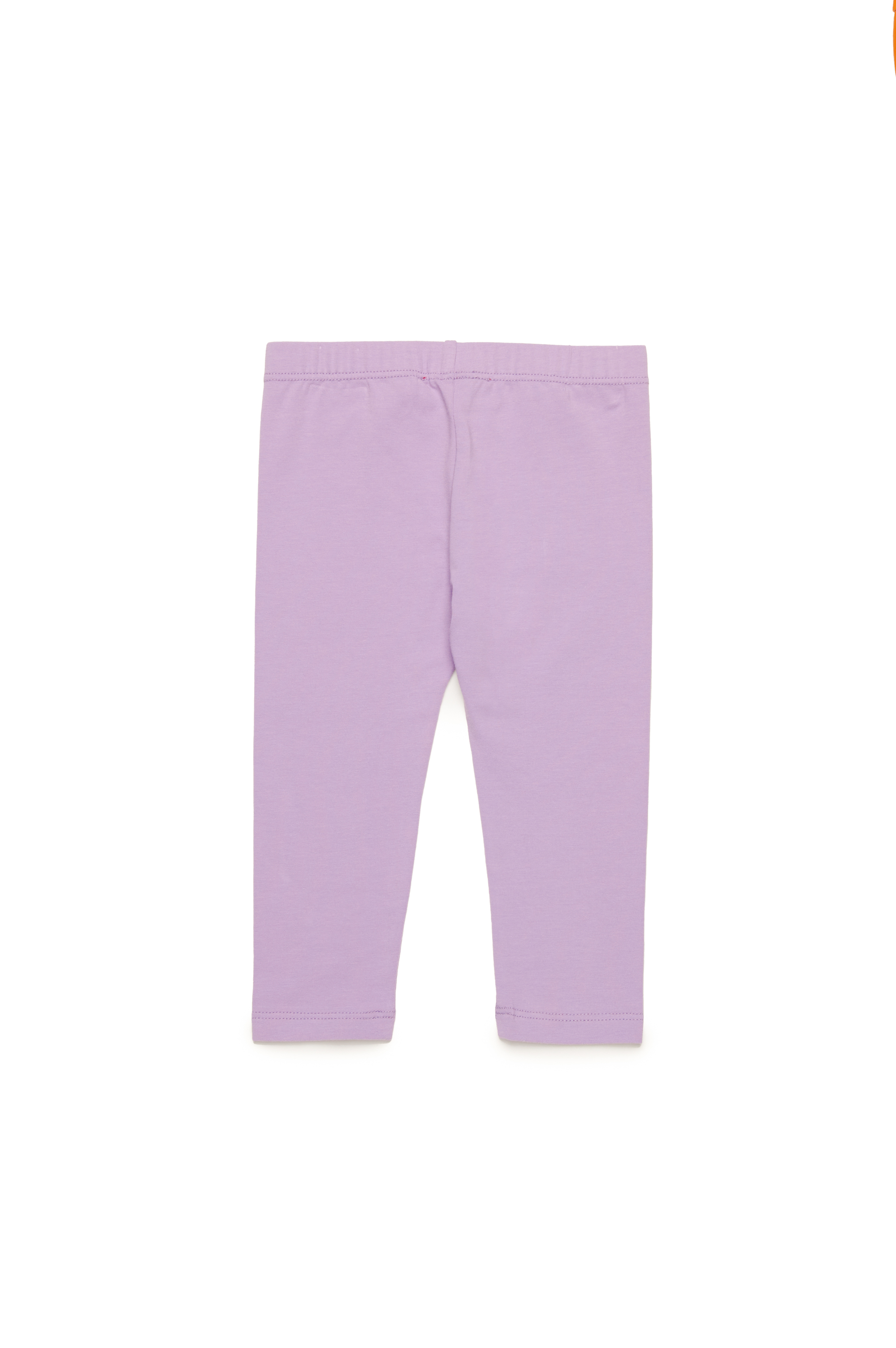 Diesel - PSTRAB, Woman's Leggings with metallic logo in Lilac - 2