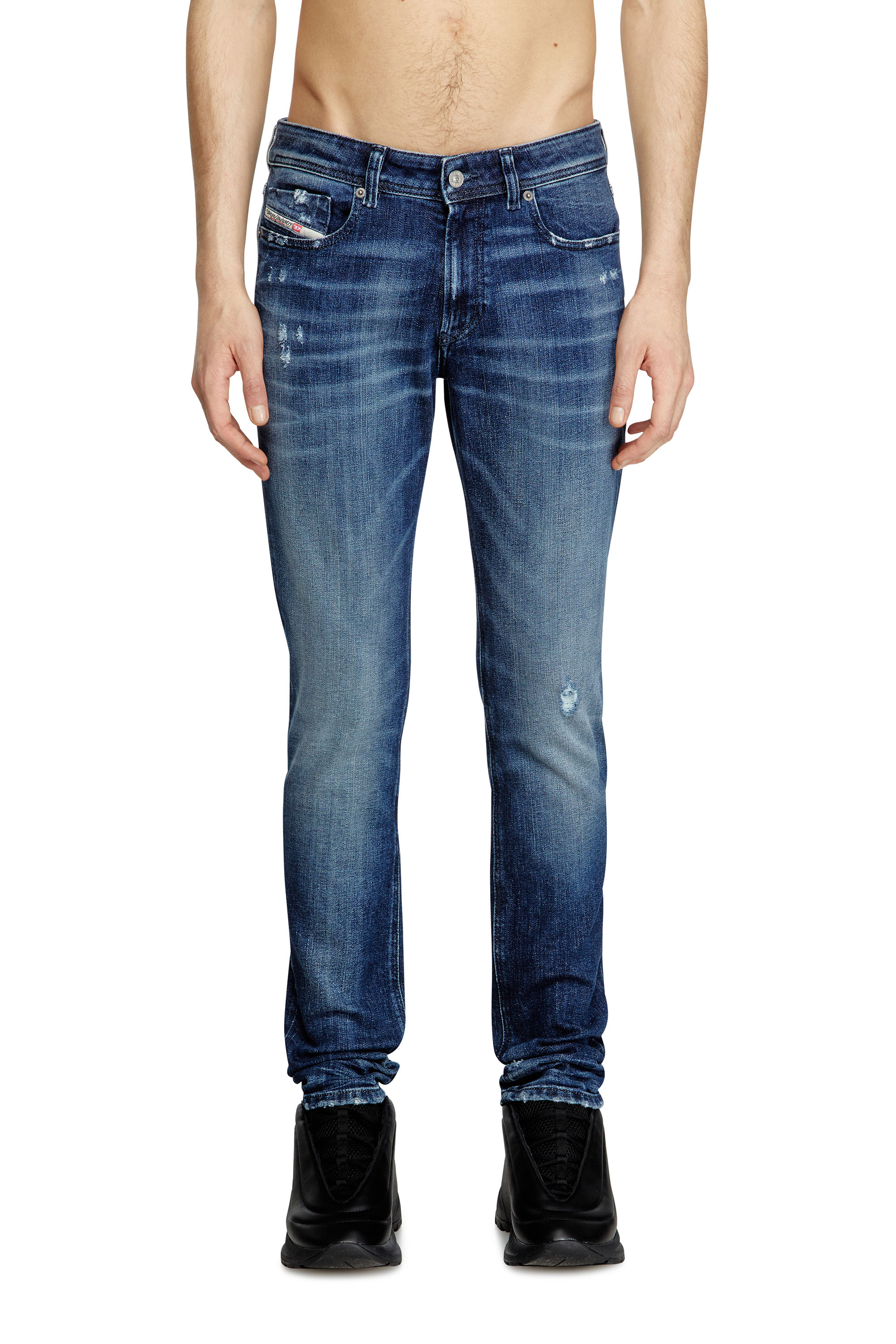 Diesel - Skinny Jeans 1979 Sleenker 09L42 Hombre, Azul Oscuro - 1