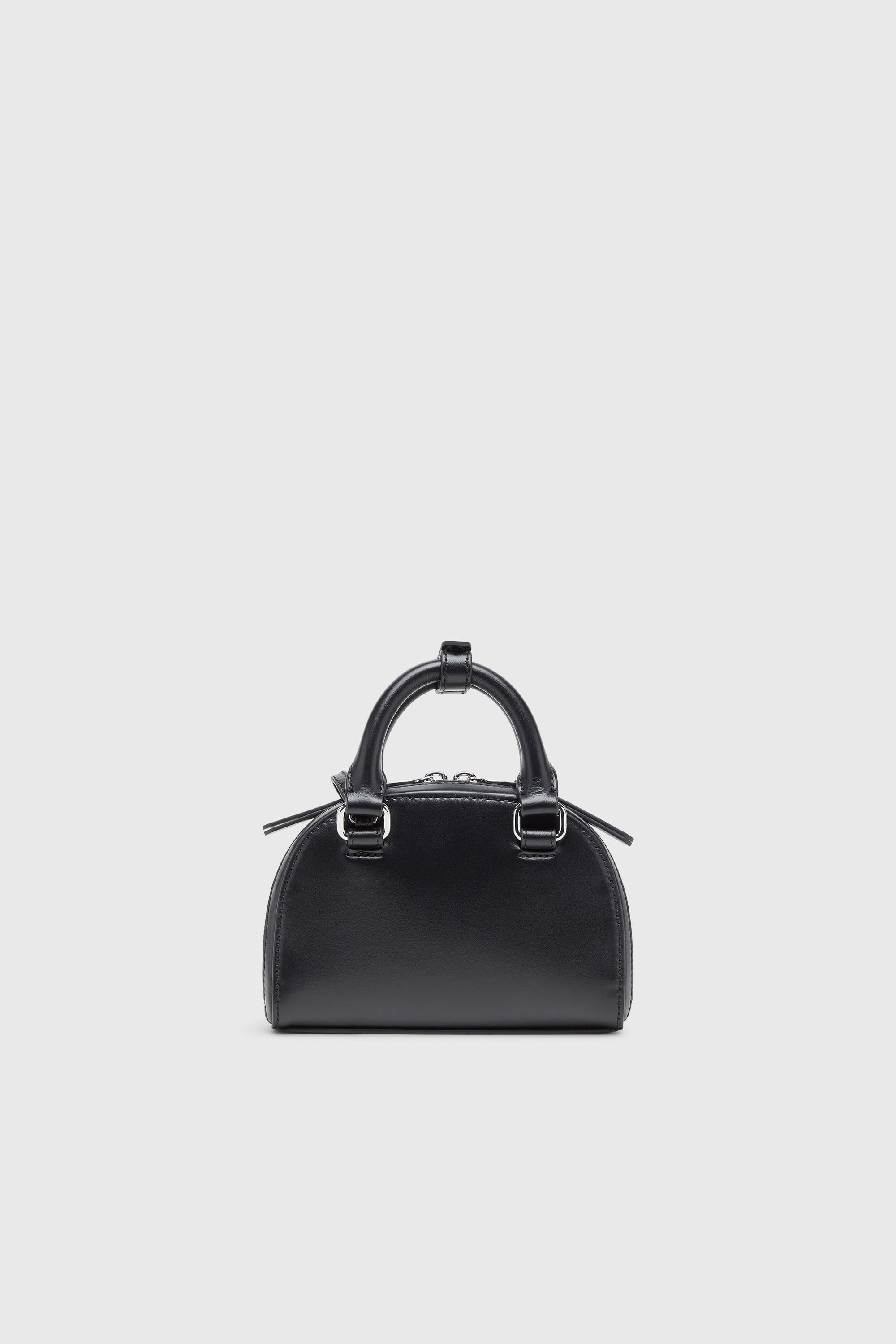 Diesel - 1DR DOME CROSSBODY XS, 1DR Dome-Bolso bowling slim de piel napa Mujer in Negro - 2