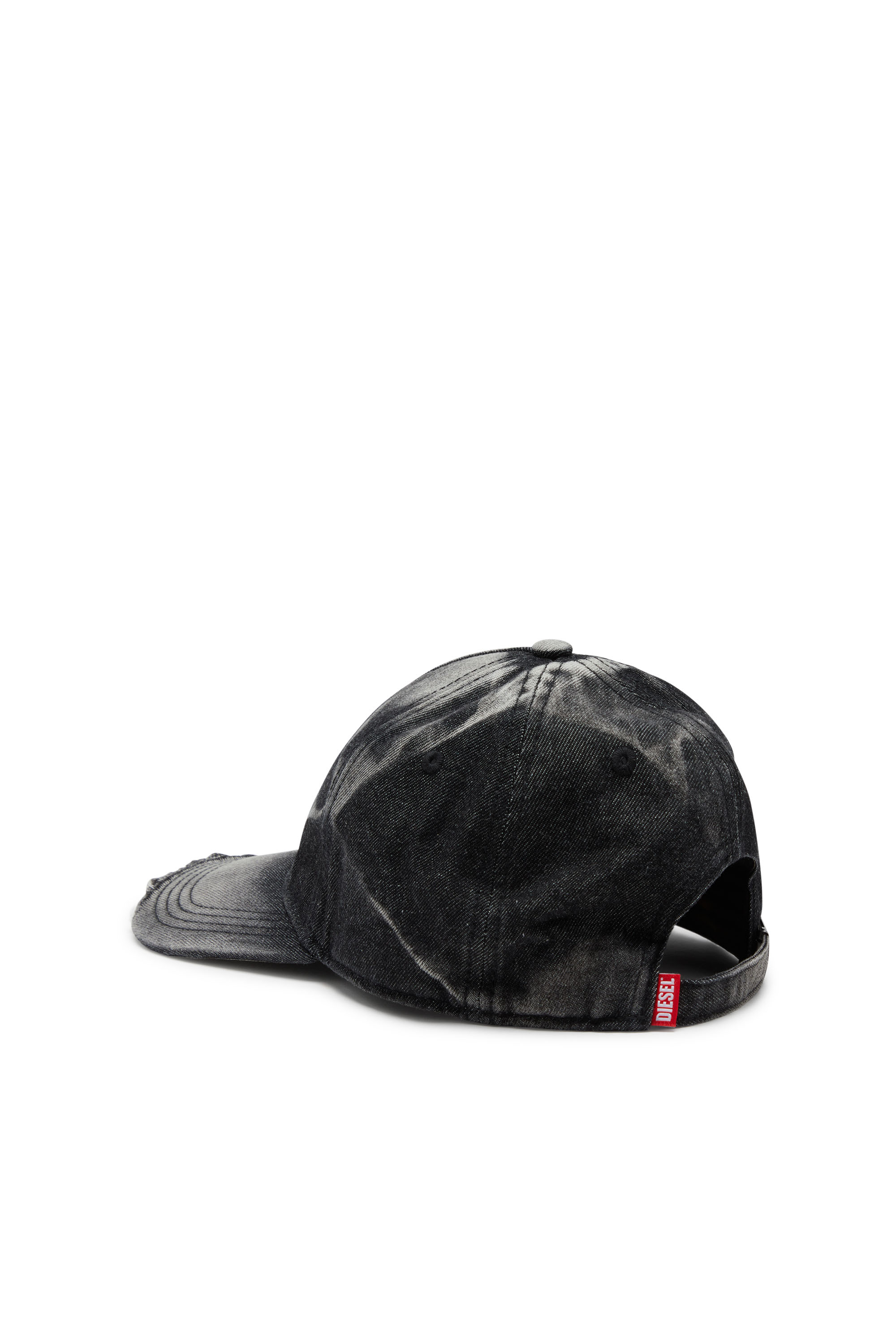 Diesel - C-SEYMON-BLACK, Gorra de béisbol de denim desgastado Hombre in Negro - 2