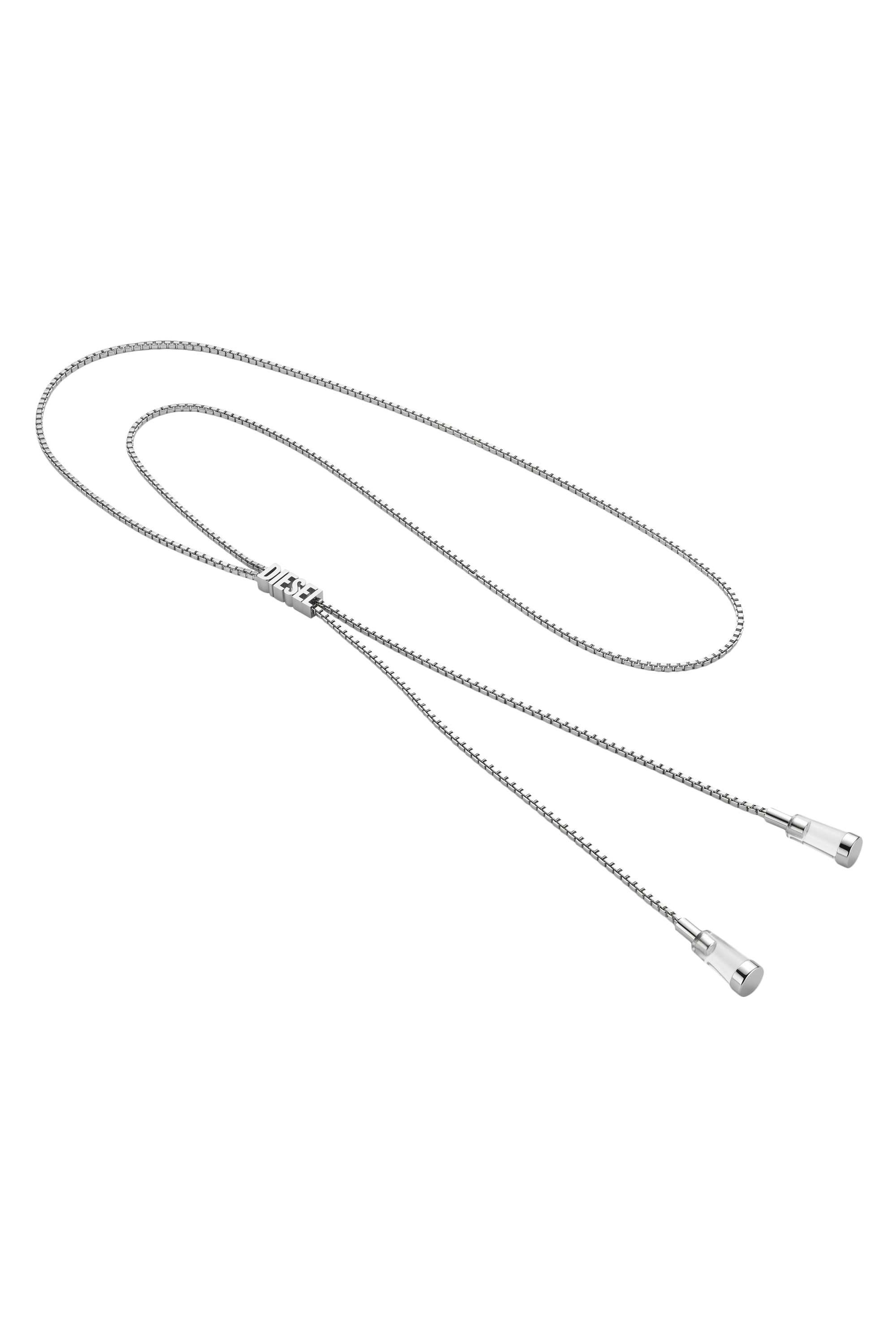 Diesel - 60669 EARBUDS CHAIN EARBUNDS CHAIN, Collar D Chain para auriculares Unisex in Plateado - 1