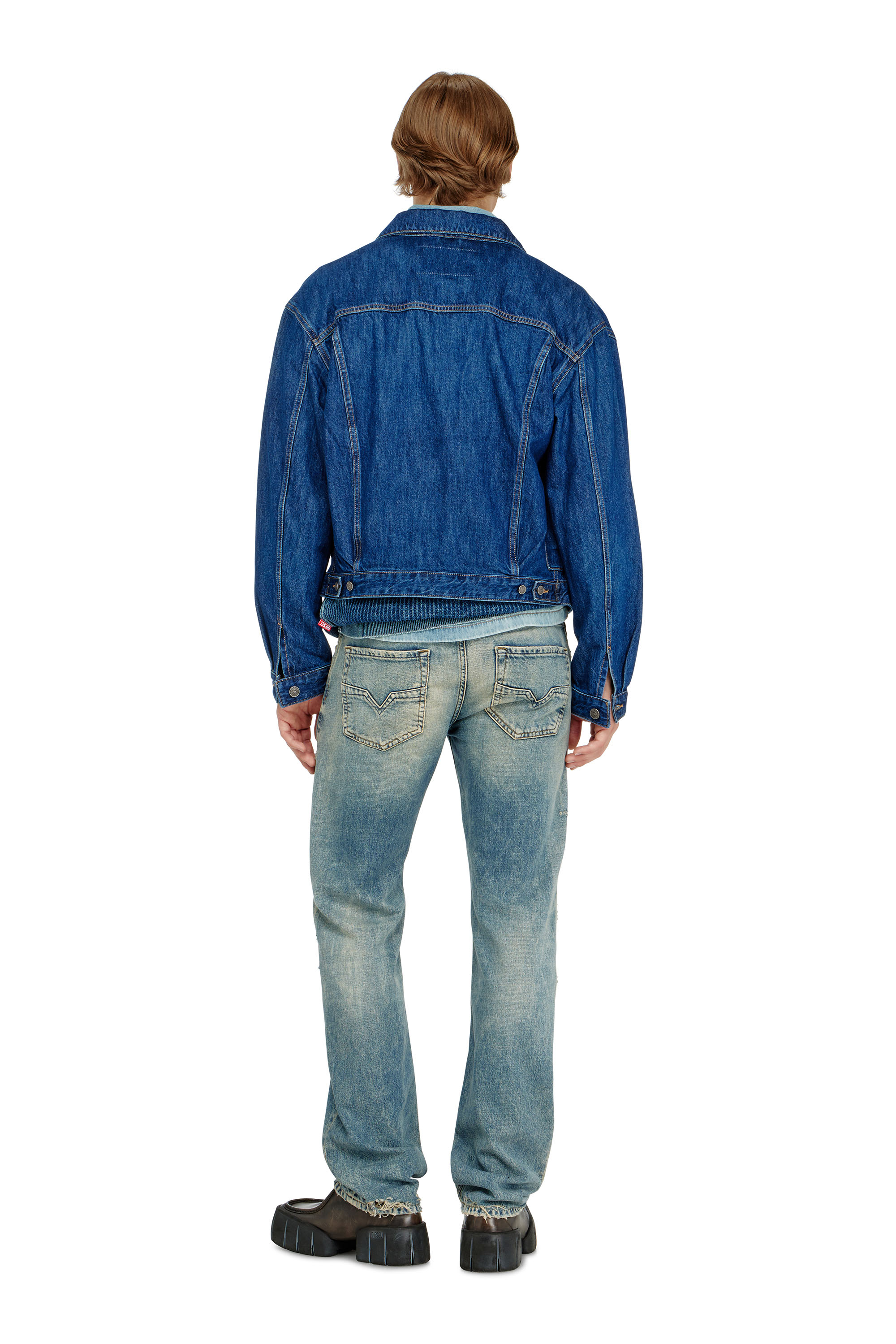 Diesel - Regular Jeans 1985 Larkee 09P62 Hombre, Azul medio - 3