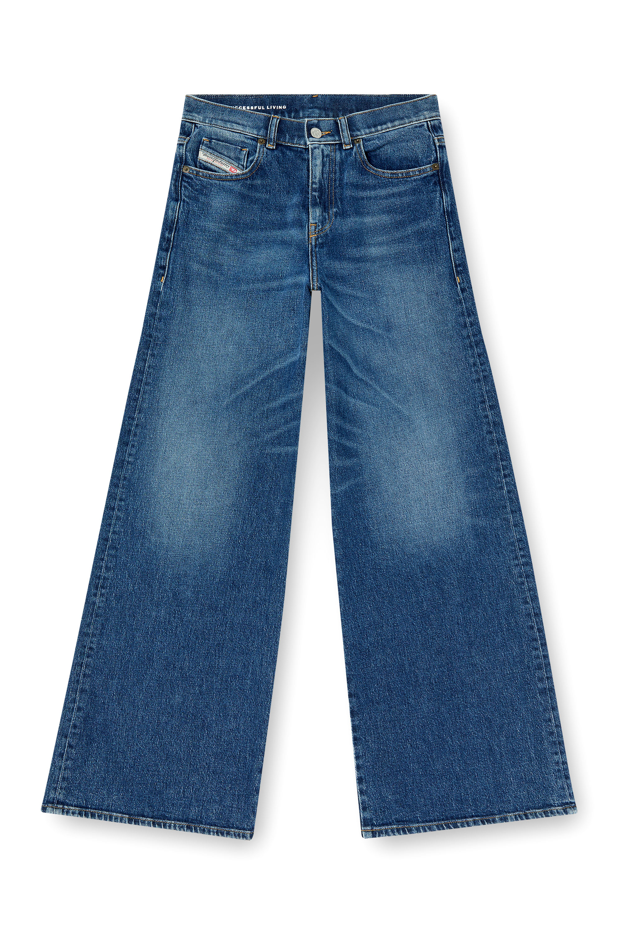 Diesel - Flare Jeans 1978 D-Akemi 09L21 Mujer, Azul medio - 6