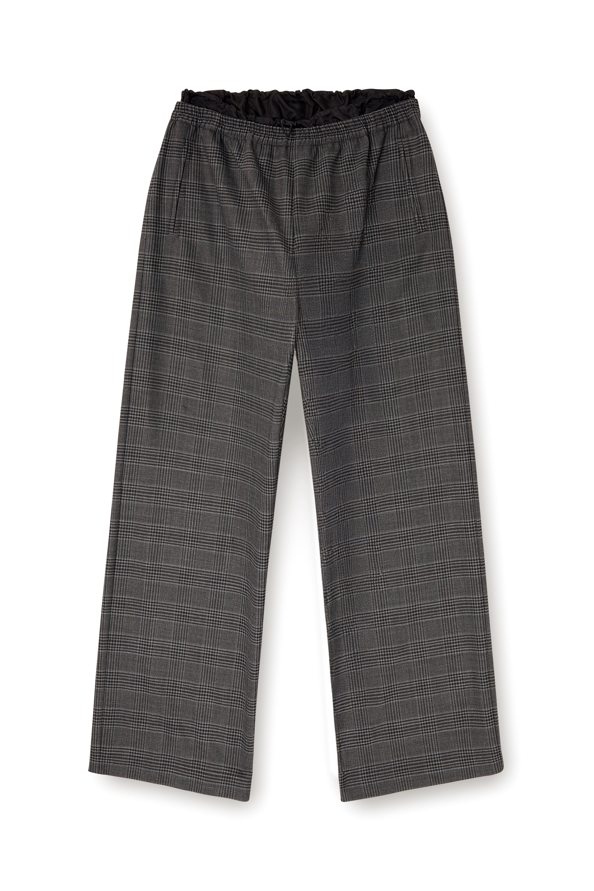 Diesel - P-YRITE, Pantalones de lana con bolsillos de ojal Mujer in Negro - 3