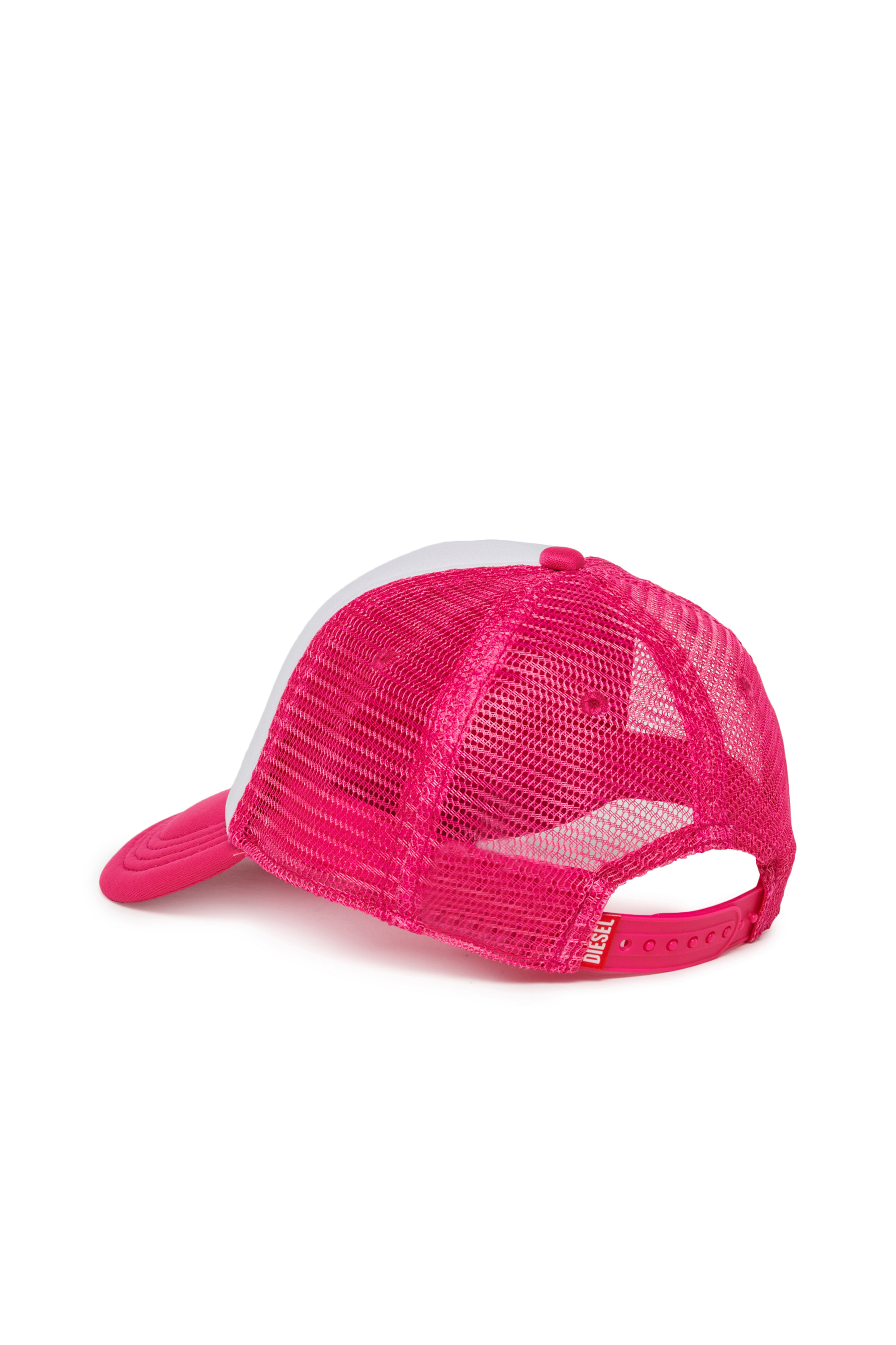 Diesel - FOPY, Gorra de b&eacute;isbol con paneles de malla Mujer in Rosa - 2