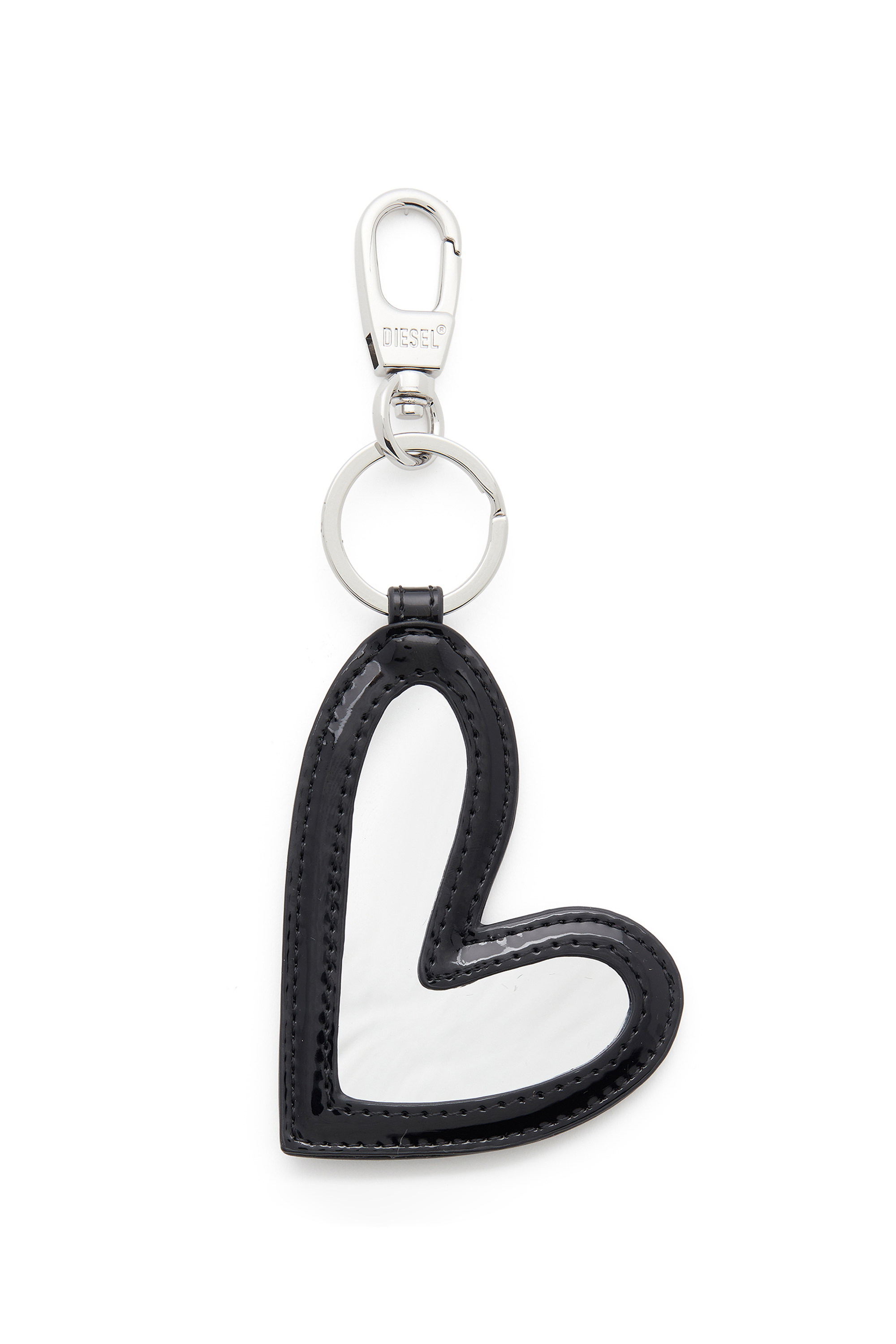 Diesel - PLAY HEART MIRROR, Colgante en forma de coraz&oacute;n con acabado brillante Mujer in Negro - 2