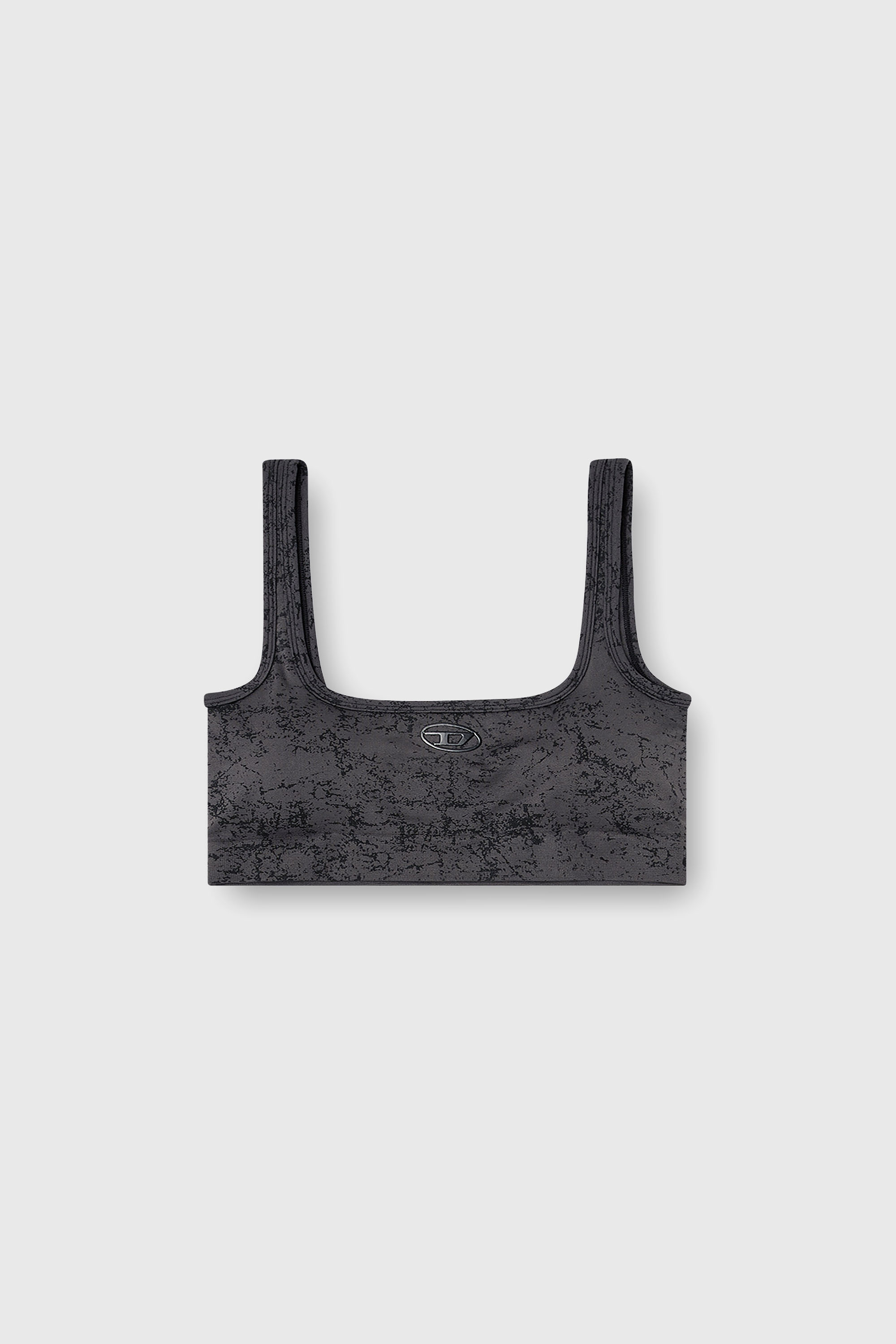 Diesel - HELLA-UTLT, Top deportivo con estampado utility Mujer in Gris - 2