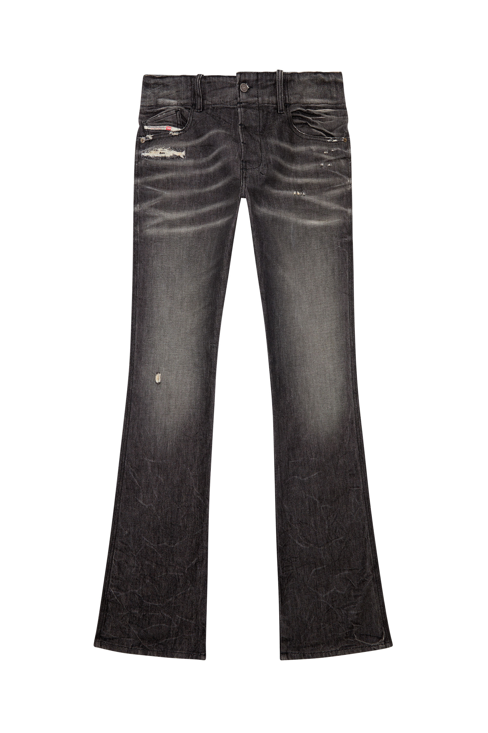 Diesel - Bootcut Jeans D-Backler 09H51, Negro/Gris oscuro - Image 5