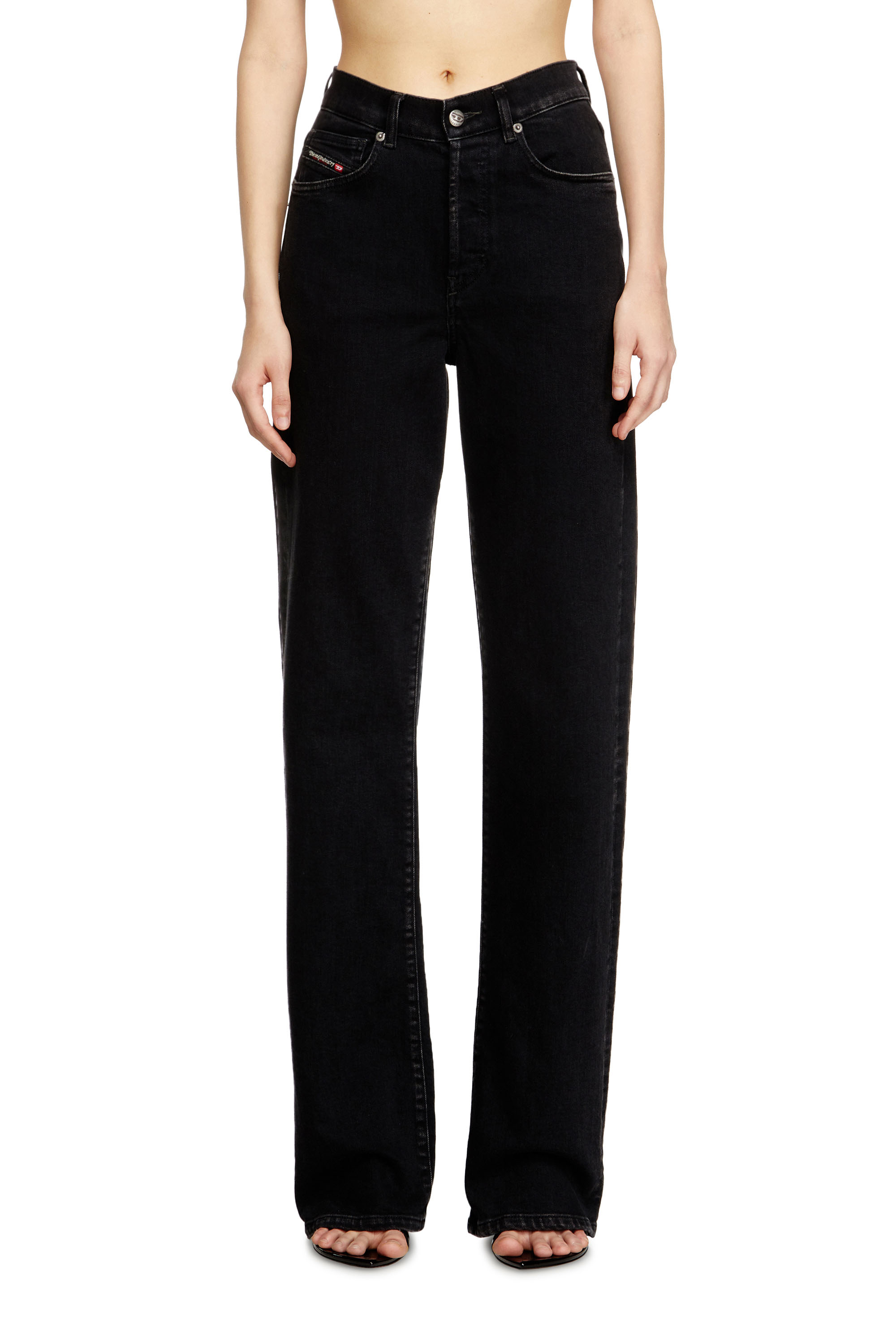 Regular Jeans 1971 D-Sent 09N89, Negro/Gris oscuro Diesel - Regular Jeans 1971 D-Sent 09N89 Mujer, Negro/Gris oscuro - 2