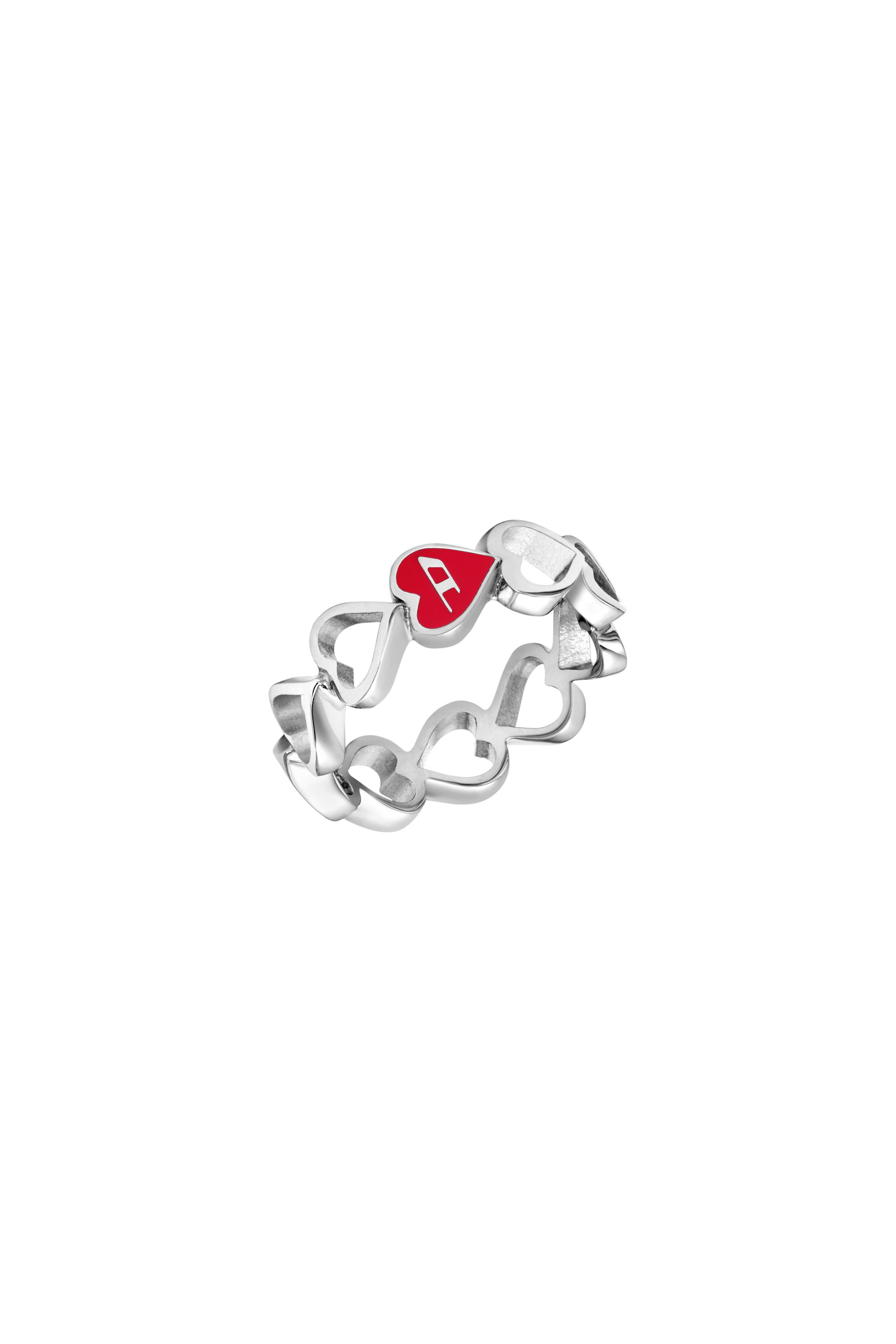 Diesel - DX166940 JEWELLERY, Anillo de banda de acero inoxidable Unisex in Plateado - 1