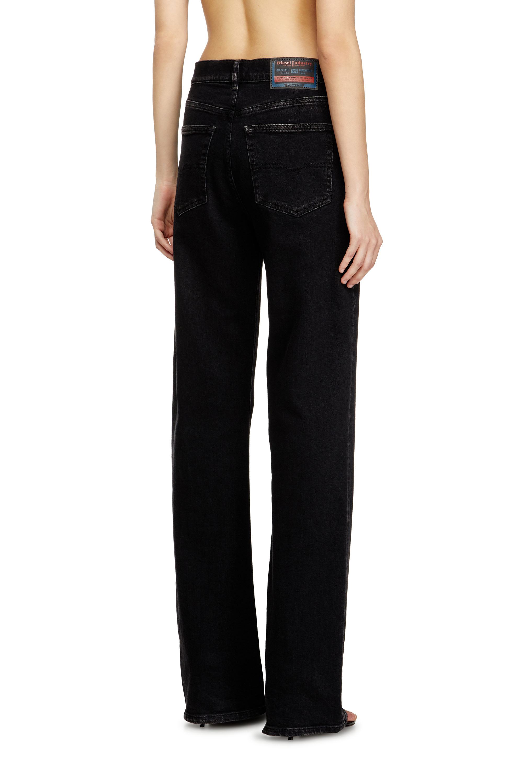 Regular Jeans 1971 D-Sent 09N89, Negro/Gris oscuro Diesel - Regular Jeans 1971 D-Sent 09N89 Mujer, Negro/Gris oscuro - 3