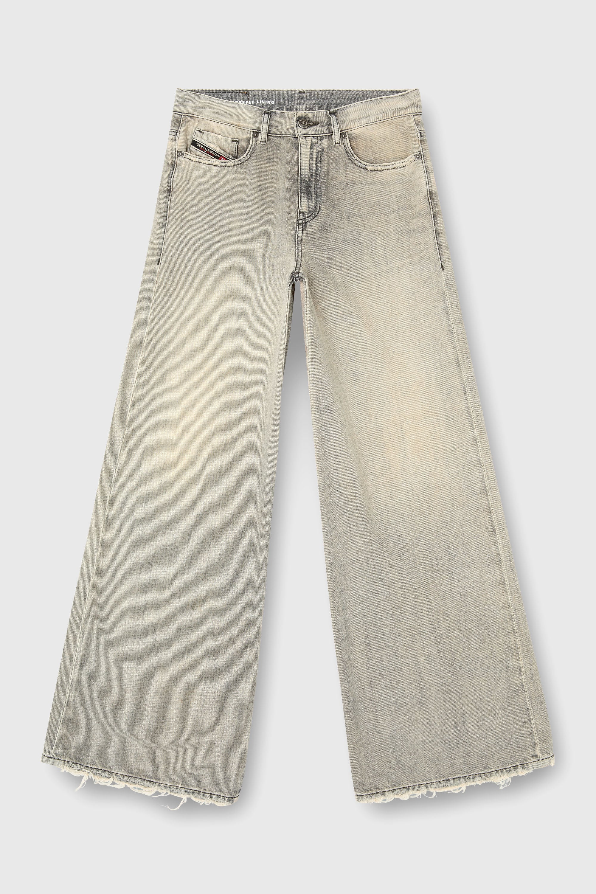 Diesel - Flare Jeans 1978 D-Akemi 068RU Mujer, Gris - 2
