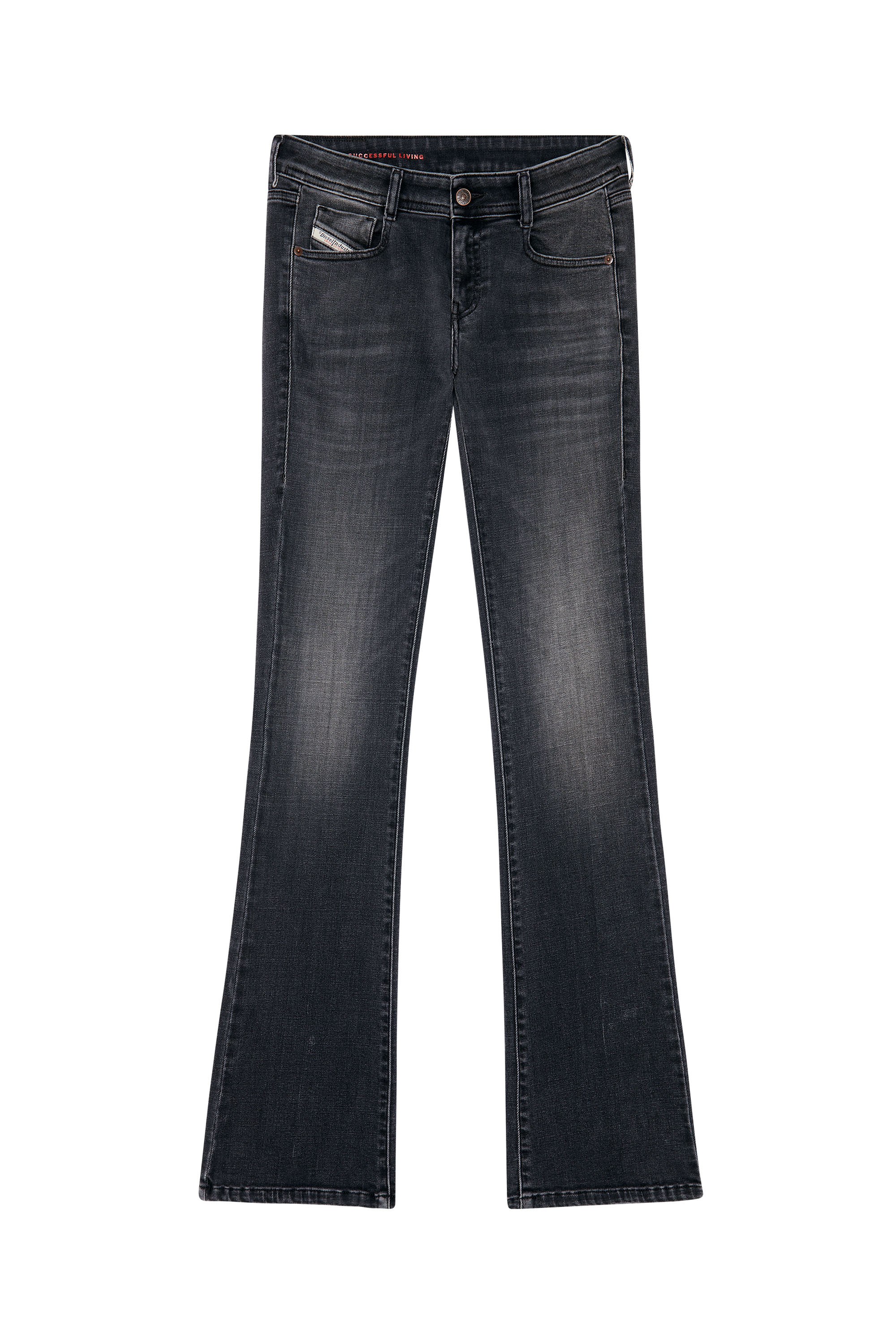 Diesel - 1969 D-EBBEY 0EIAG Bootcut and Flare Jeans, Negro/Gris oscuro - Image 6