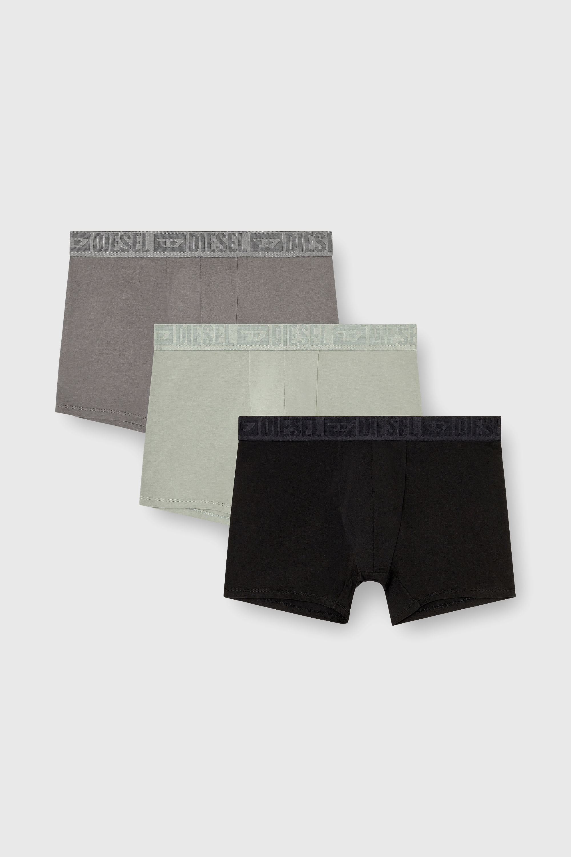 Diesel - SEBASTIAN-D-CORE-3PACK, Paquete de tres b&oacute;xers largos de algod&oacute;n stretch Hombre in Multicolor - 1