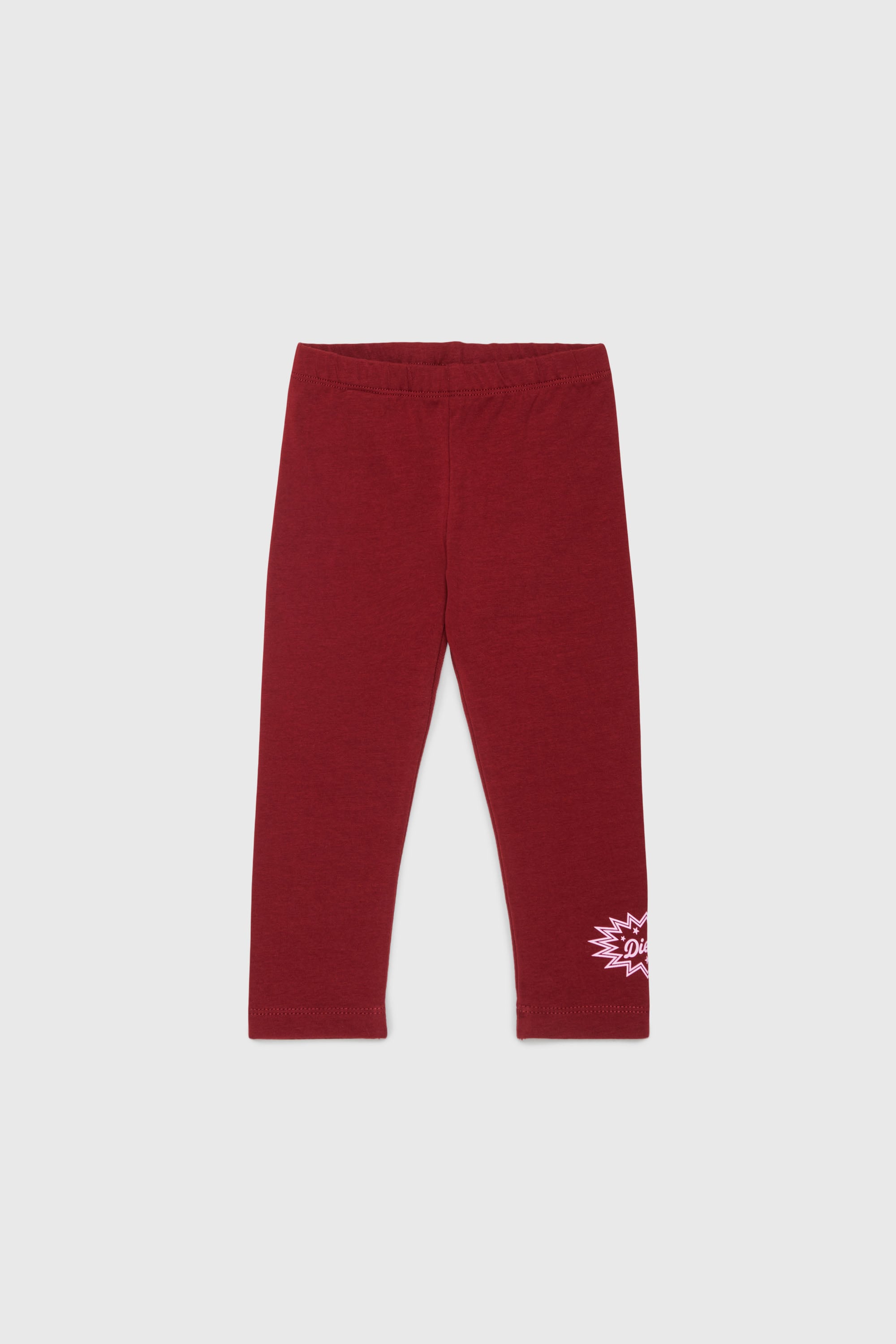 Diesel - PFUMB, Leggings con estampado de logo en forma de estrella Mujer in Rojo - 1