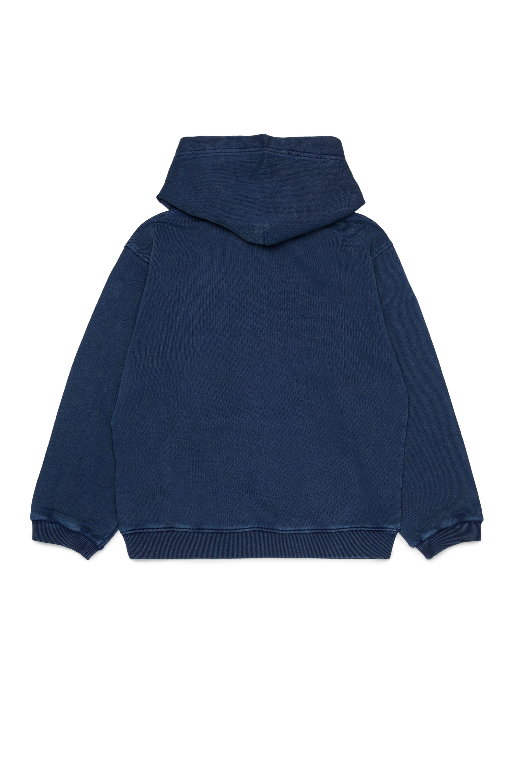 Diesel - STISEL OVER, Sudadera con estampado de logo maxi Hombre in Azul marino - 2