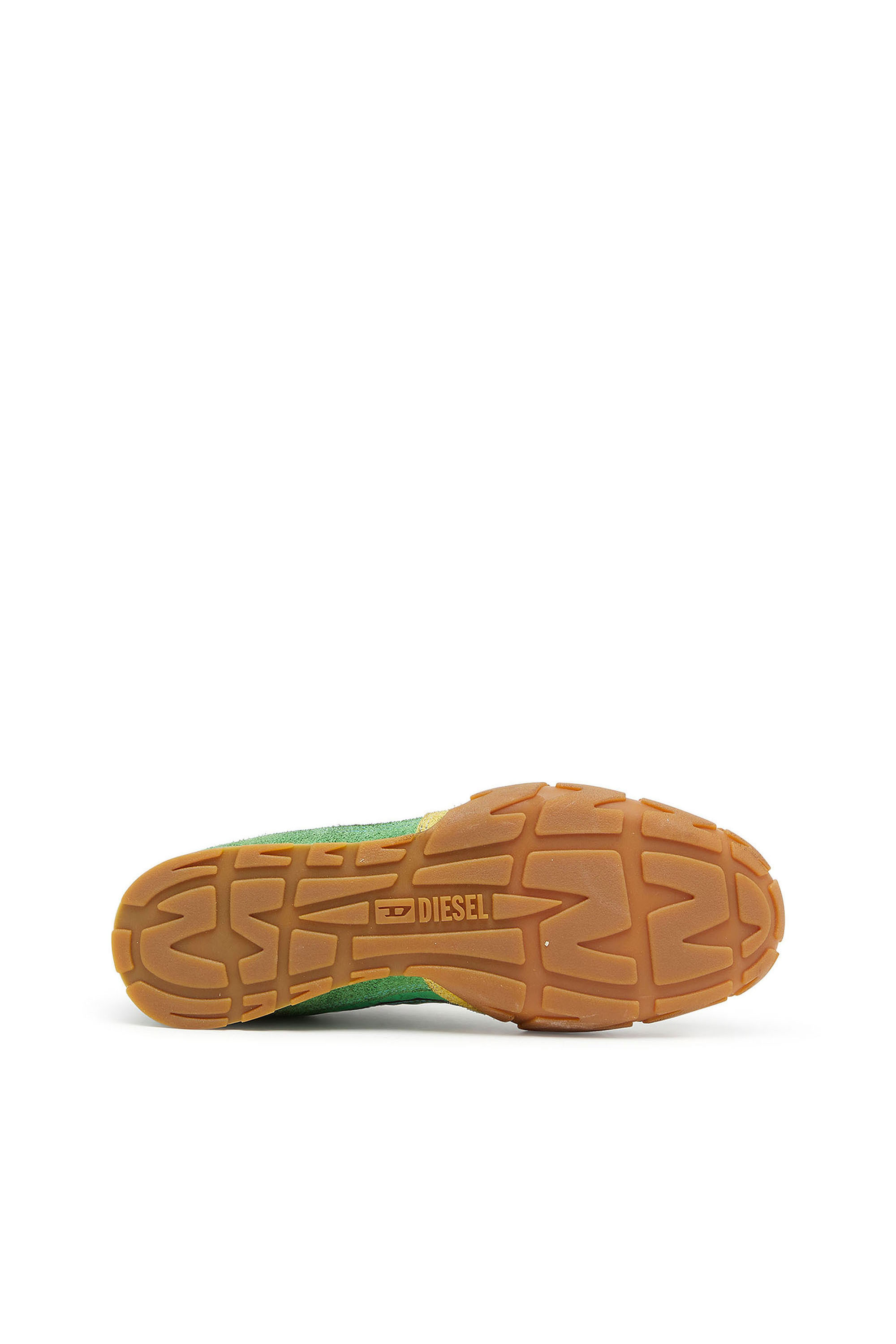 Diesel - S-PAGODHA LOW, S-Pagodha - Zapatillas de piel y nailon Hombre in Verde - 4