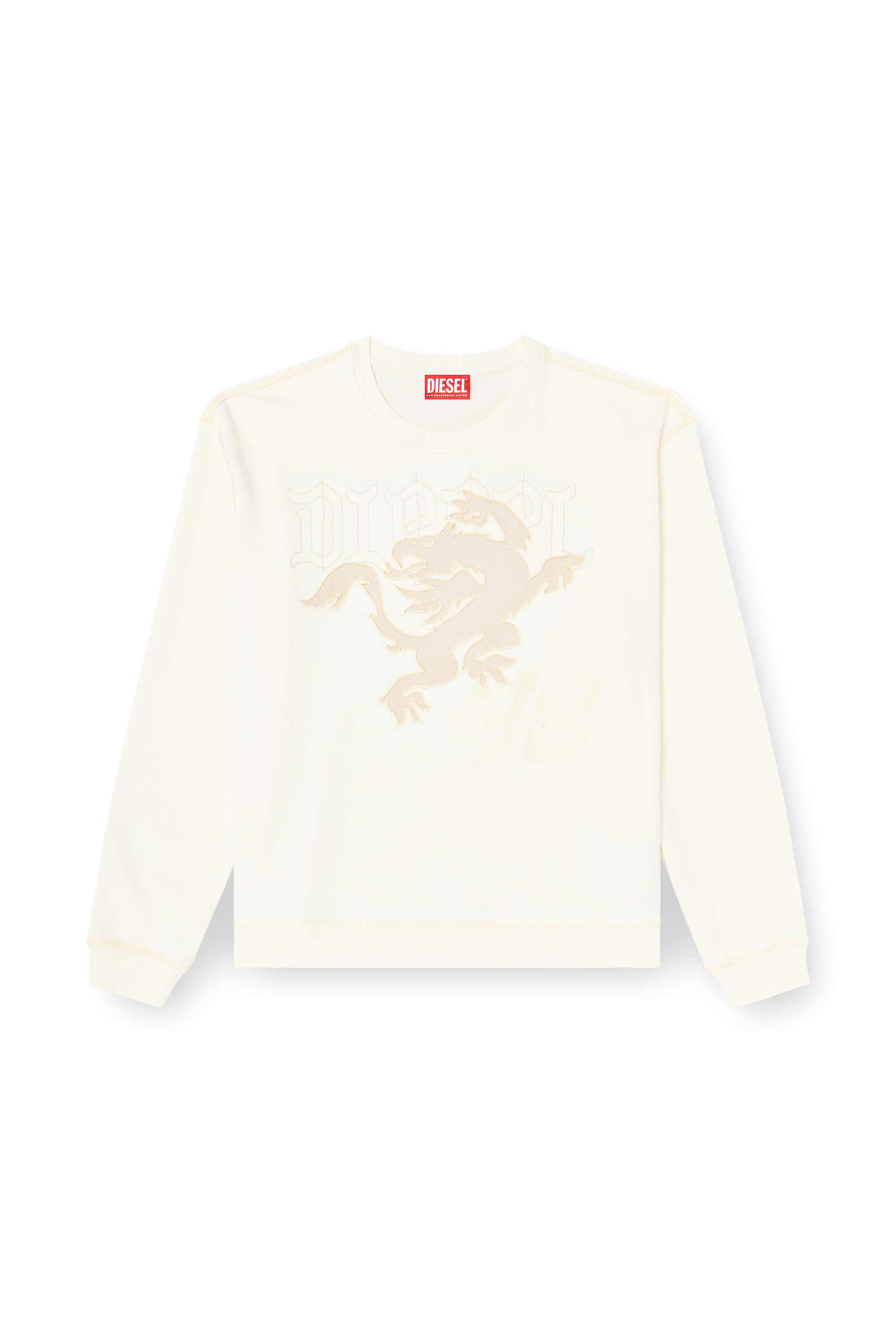 Diesel - S-NORM-AA3, Sudadera con bordado y estampado Hombre in ToBeDefined - 3