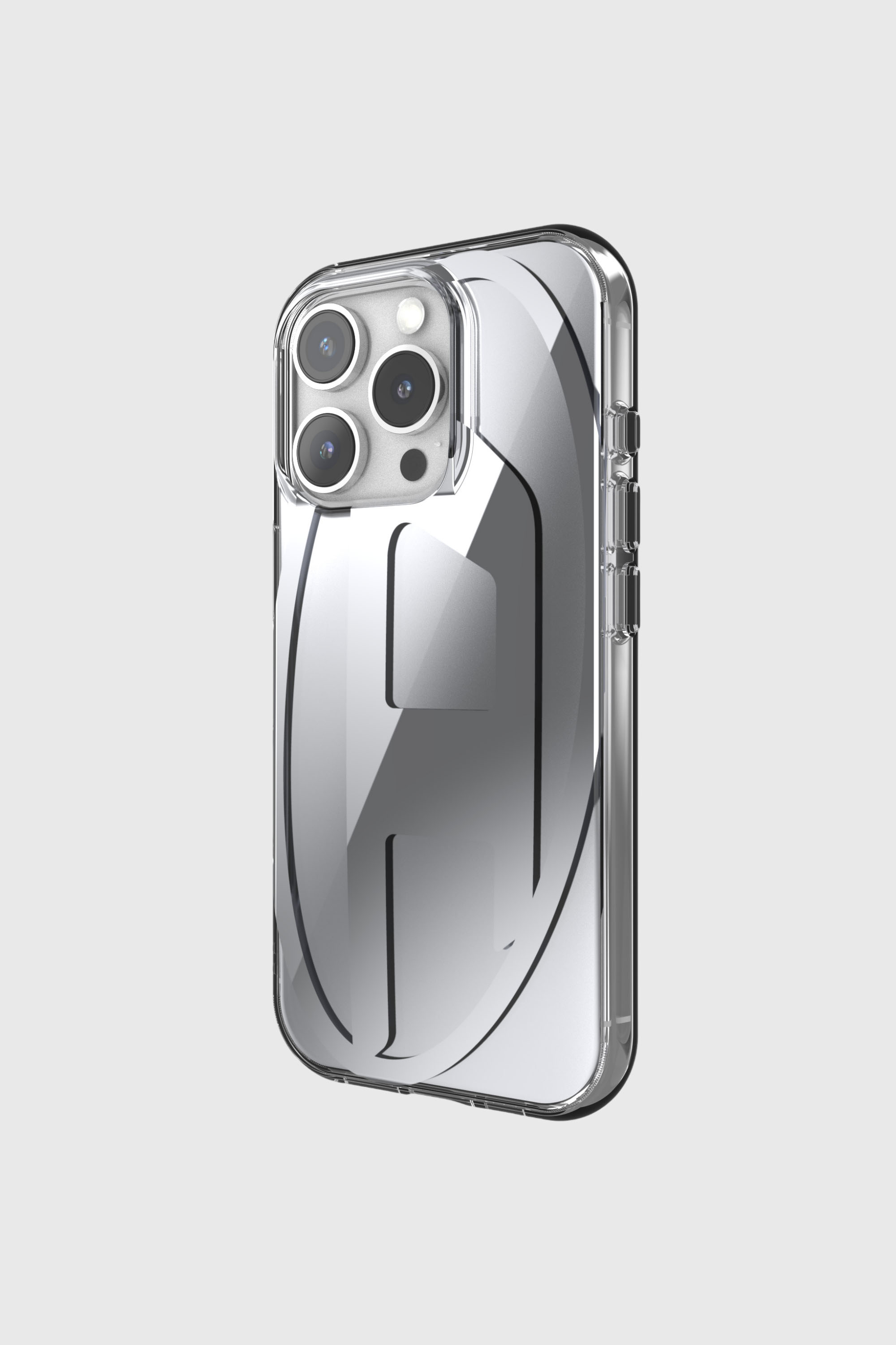 Diesel - 60160 AOP CASE, iP 16 Pro Oval D Unisex in Gris - 3