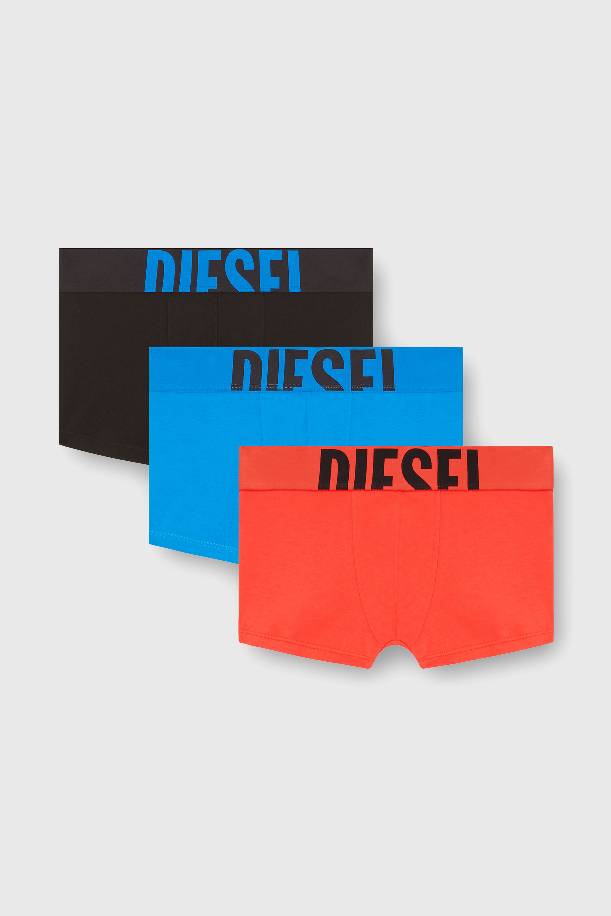 Diesel - UMBX-DAMIENTHREEPACK-5.5EL, Paquete de tres b&oacute;xers ajustados de algod&oacute;n el&aacute;stico Hombre in Multicolor - 1