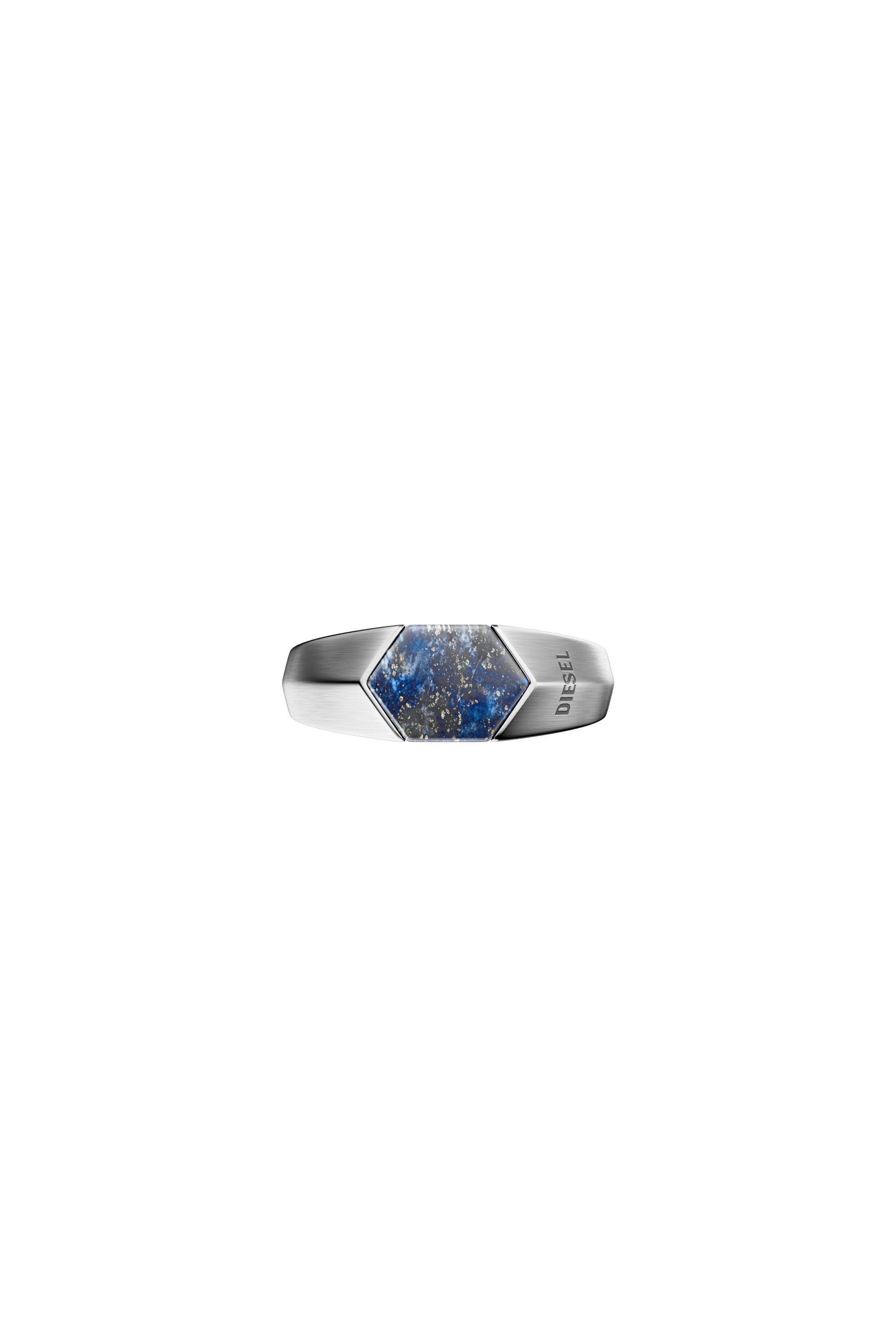 Diesel - DX1712040, Anillo sello de lapisl&aacute;zuli Unisex in Plateado - 3