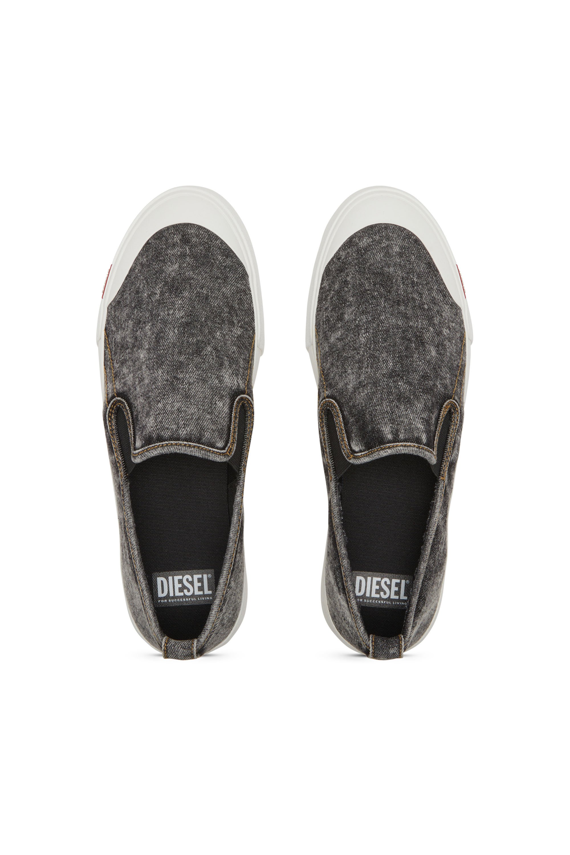 Diesel - S-ATHOS NMD SO, S-Athos-Deportivas sin cordones de denim Hombre in Negro - 6