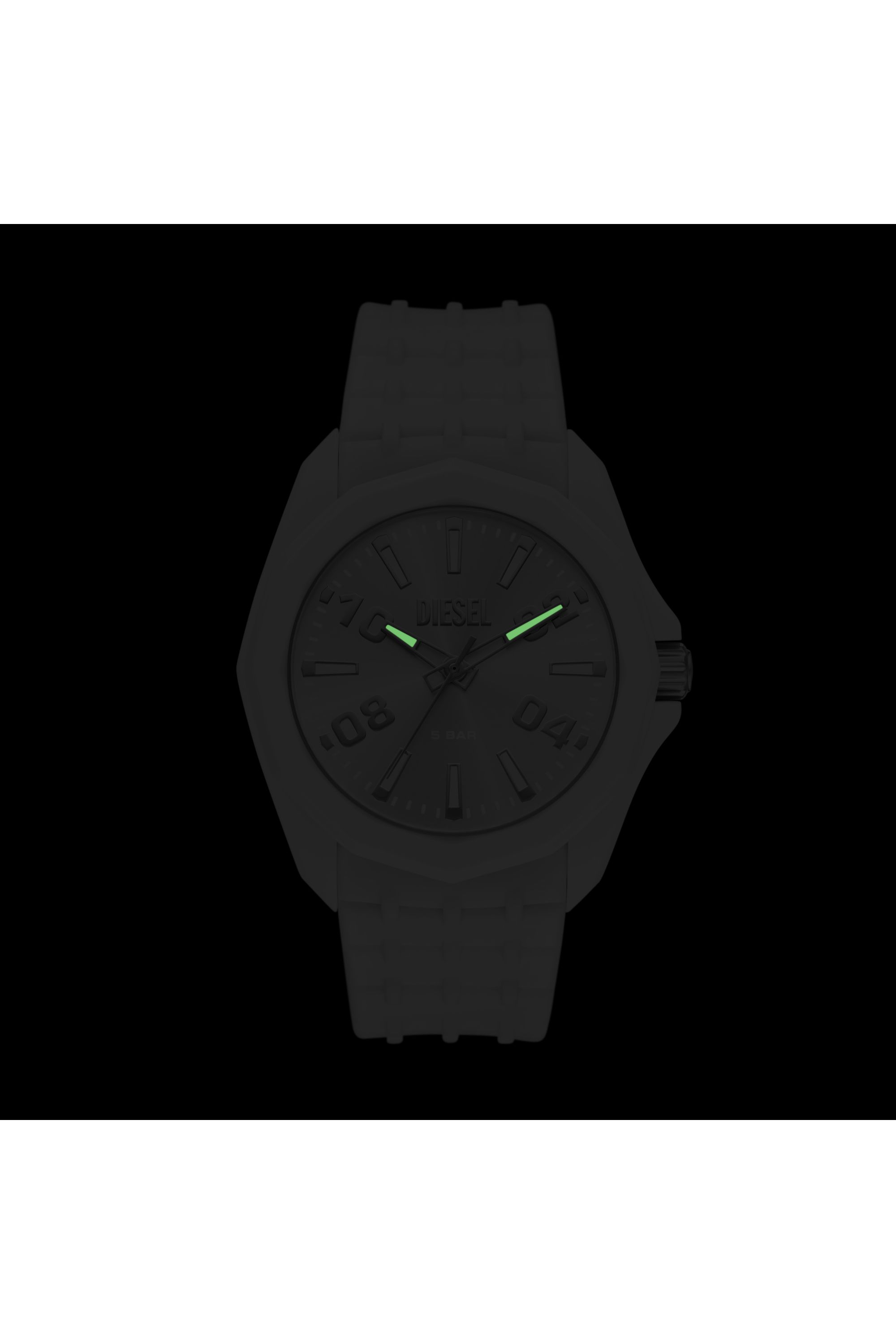 Diesel - DZ2244 WATCH, Reloj Stinger de silicona blanca Hombre in Blanco - 4