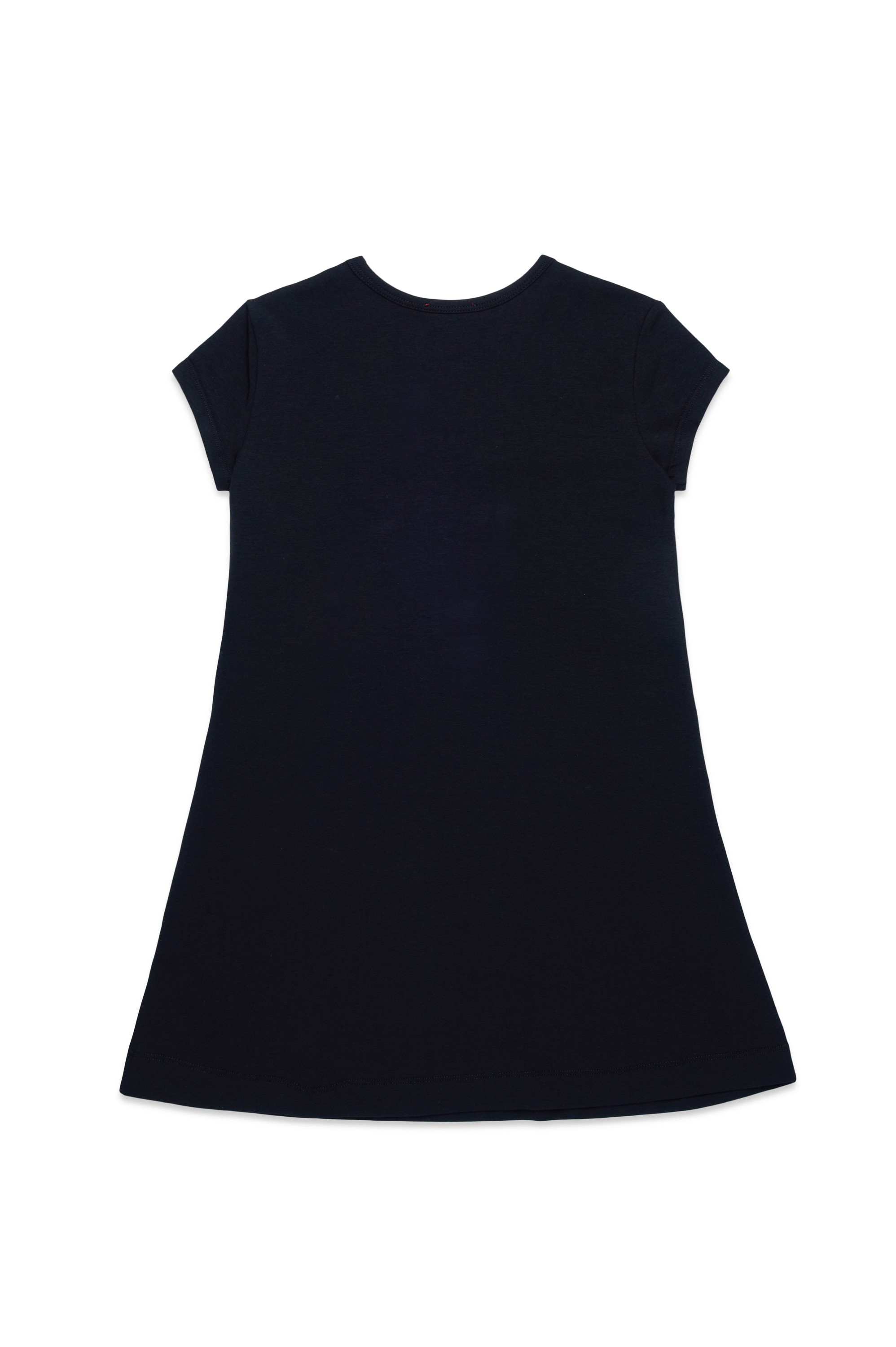 Diesel - DANGIELAM, Vestido camiseta con logotipo Oval D recortado Mujer in Negro - 2