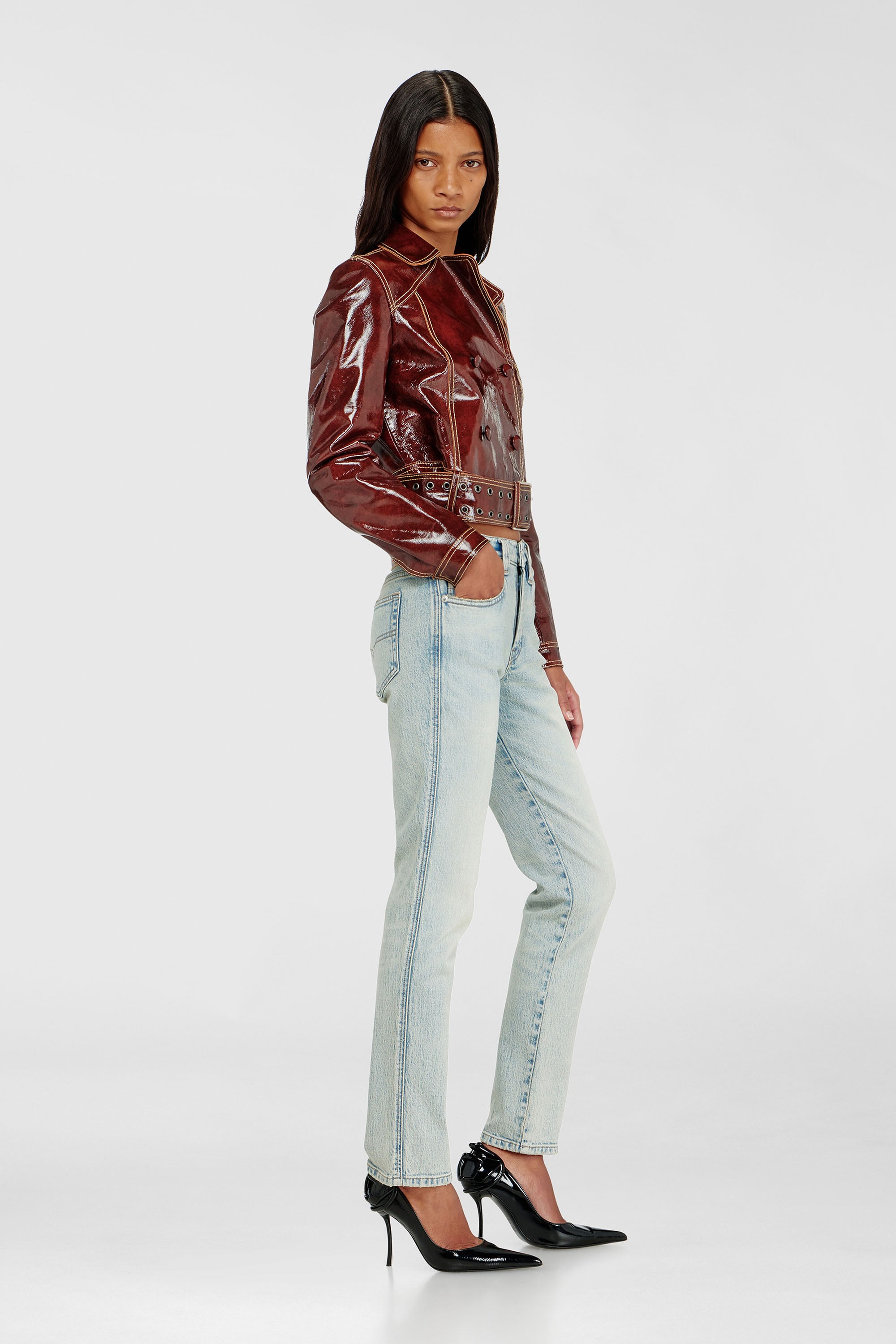 Diesel - Woman's Slim Jeans 1992 D-Jiann 0KBBK, Light Blue - 2