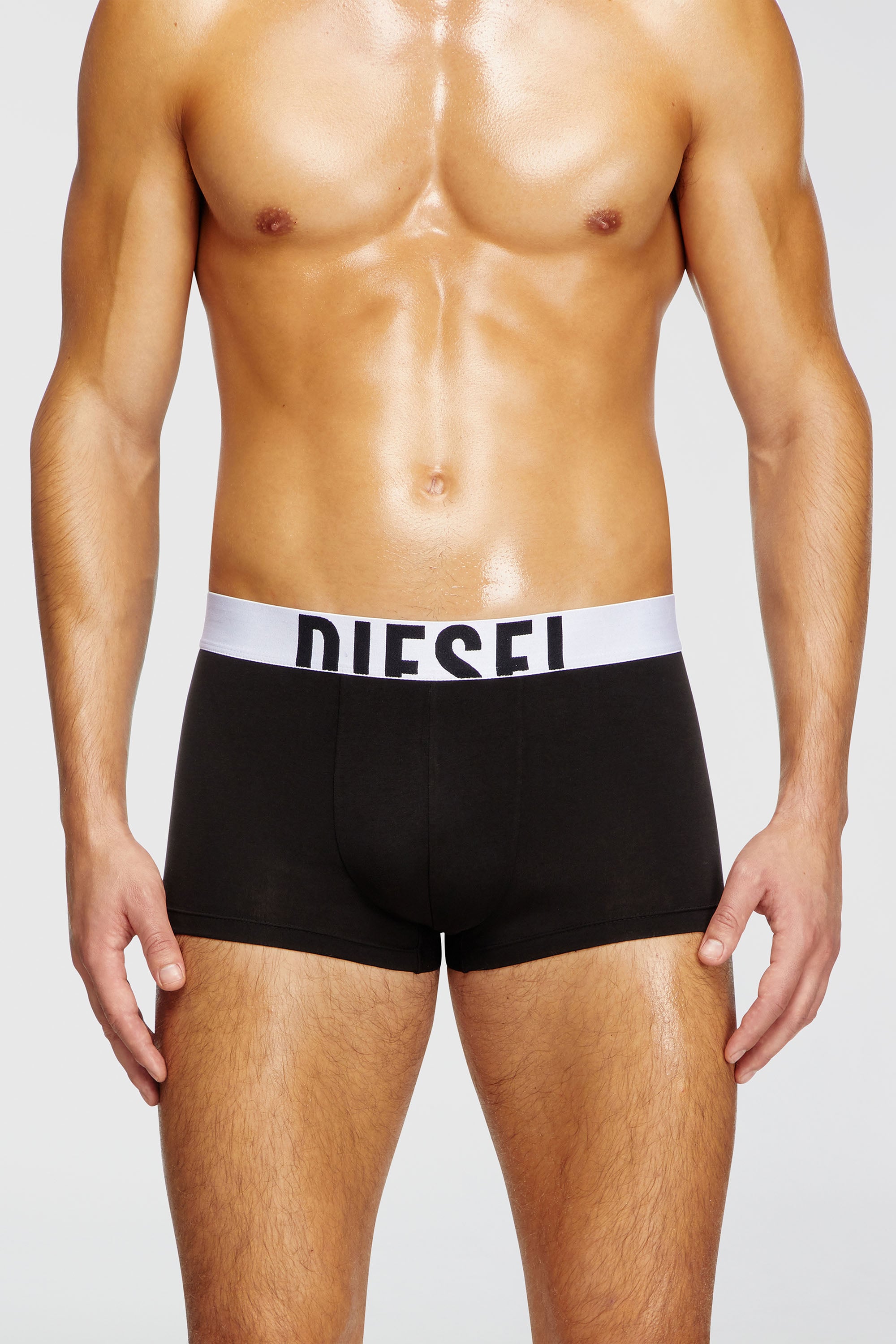 Diesel - DAMIEN-D-POP-3PACK-40, Paquete de tres b&oacute;xers ajustados de algod&oacute;n el&aacute;stico Hombre in Negro - 2
