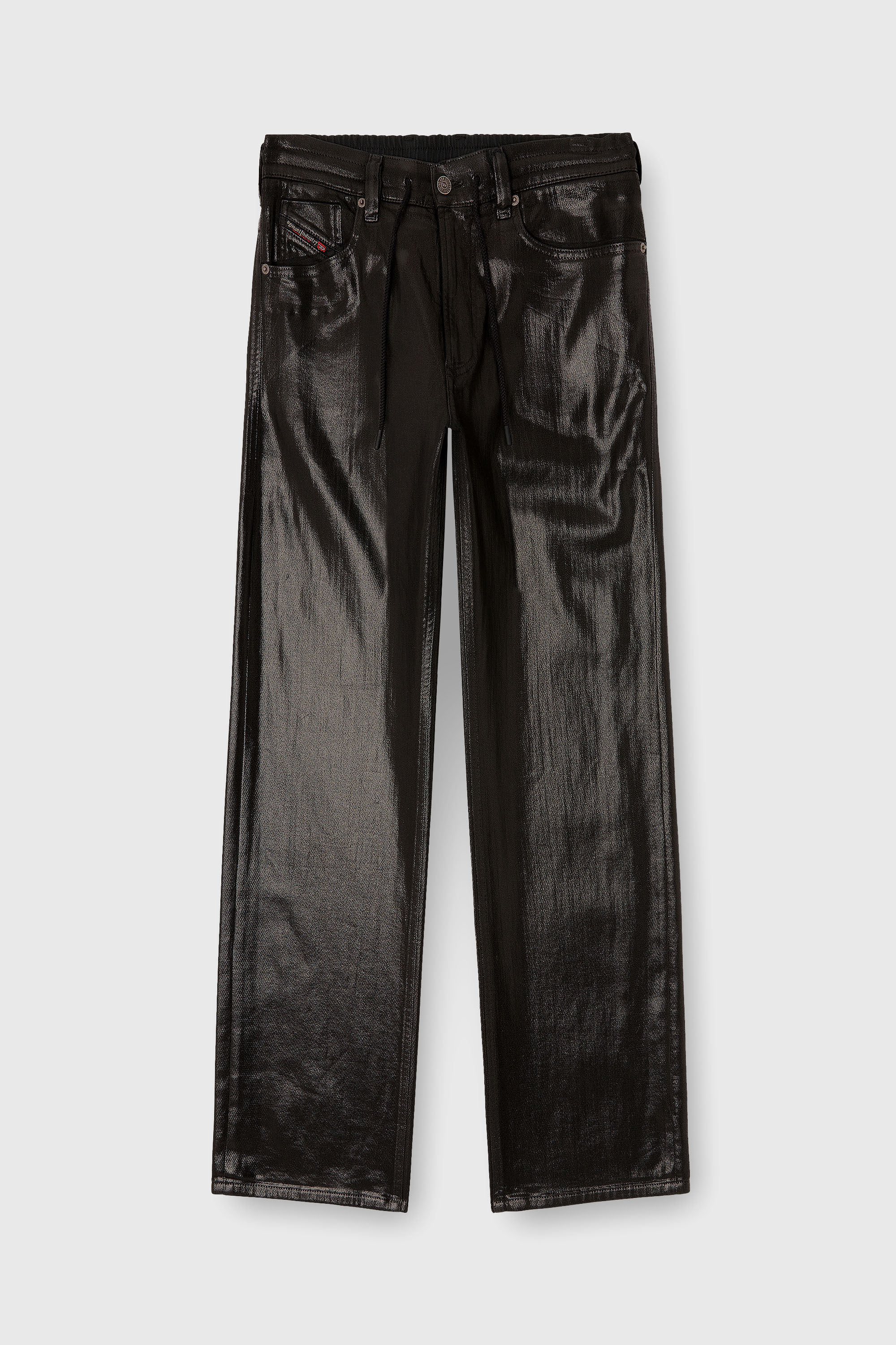Diesel - Relaxed 2080 D-Reel Joggjeans&reg; 068VD Hombre, Negro/Gris oscuro - 4