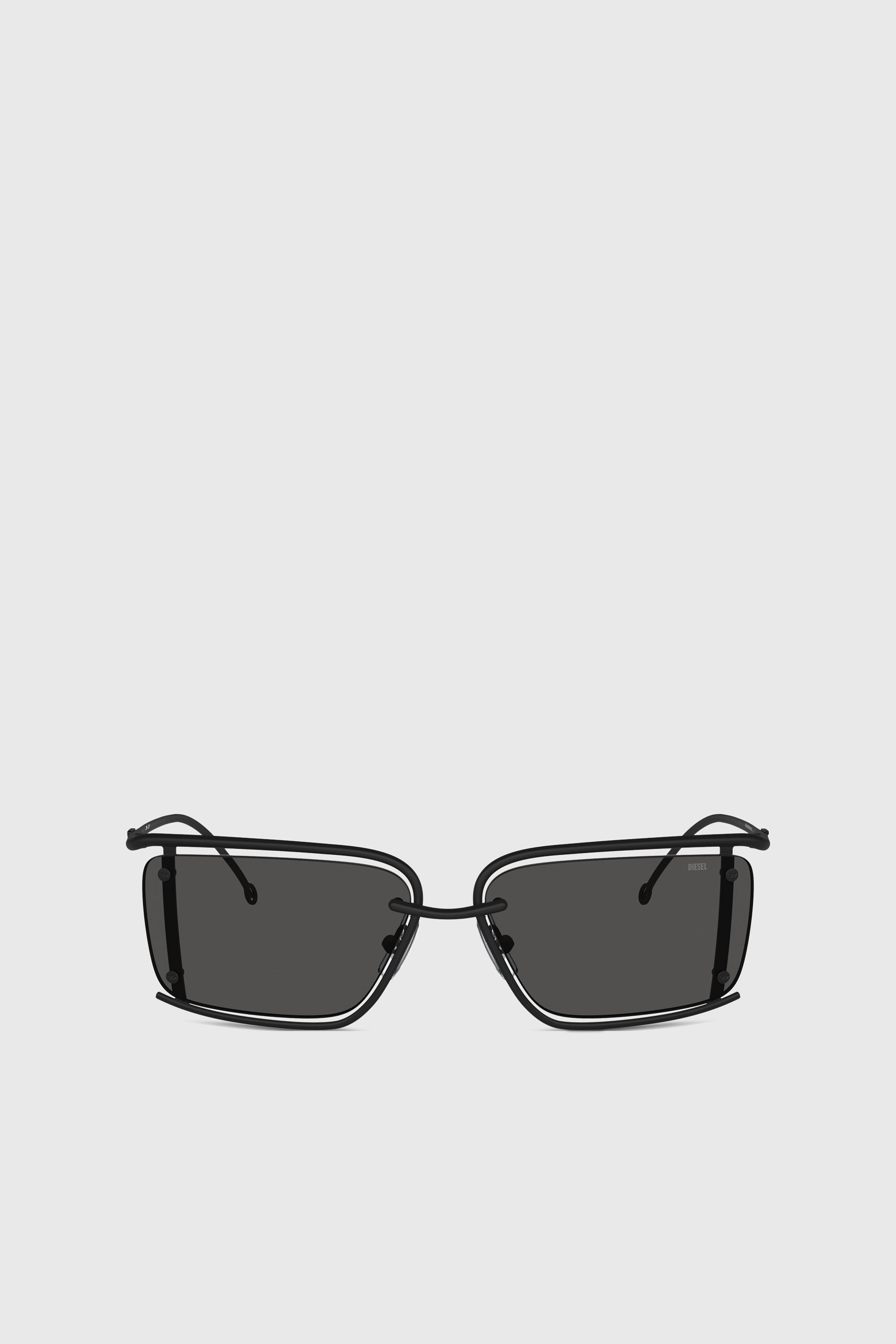 Diesel - 0DL1002, Gafas rectangulares Unisex in Negro - 1