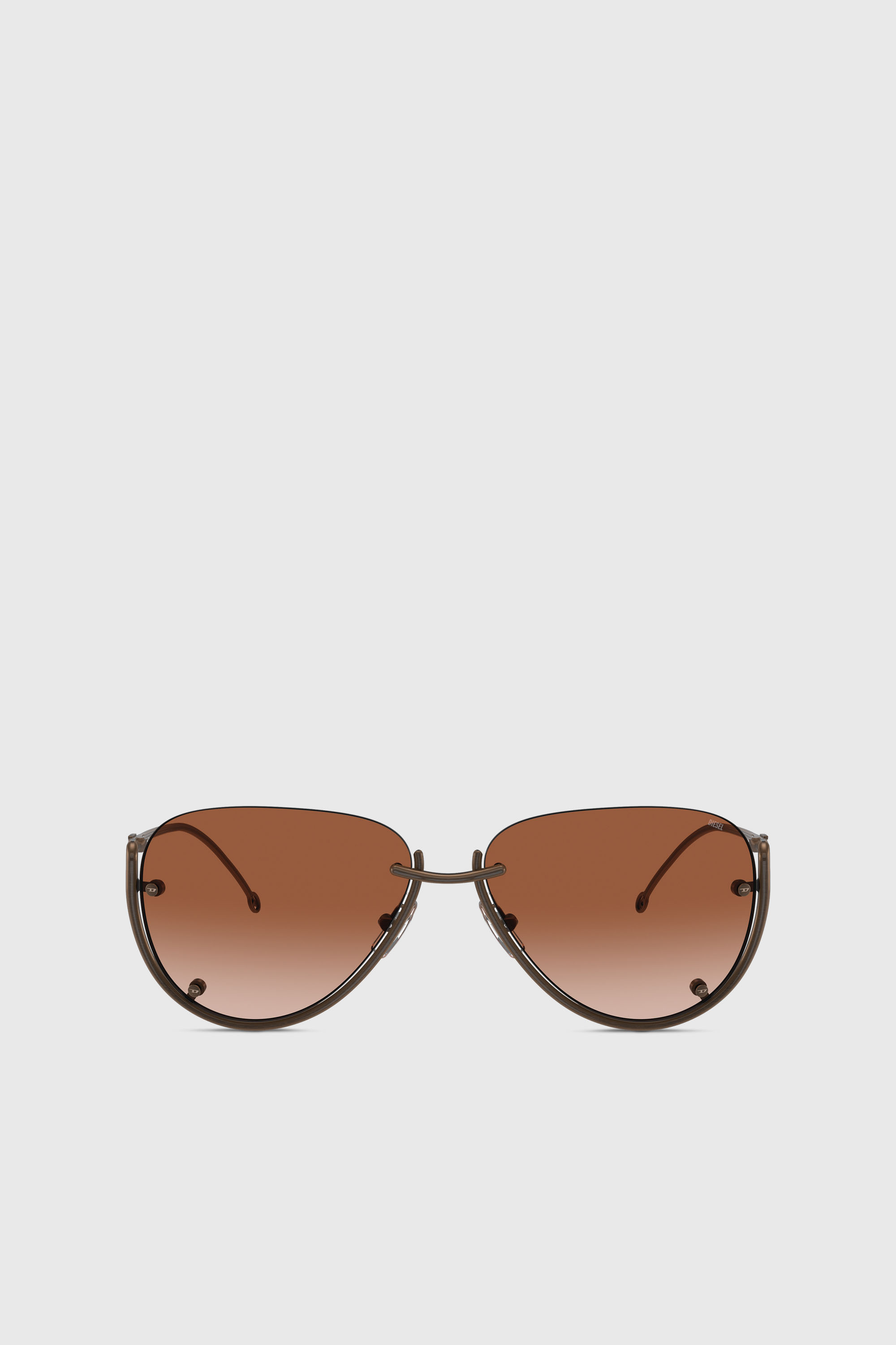 Diesel - 0DL1003, Gafass modelo piloto Unisex in Marr&oacute;n - 1