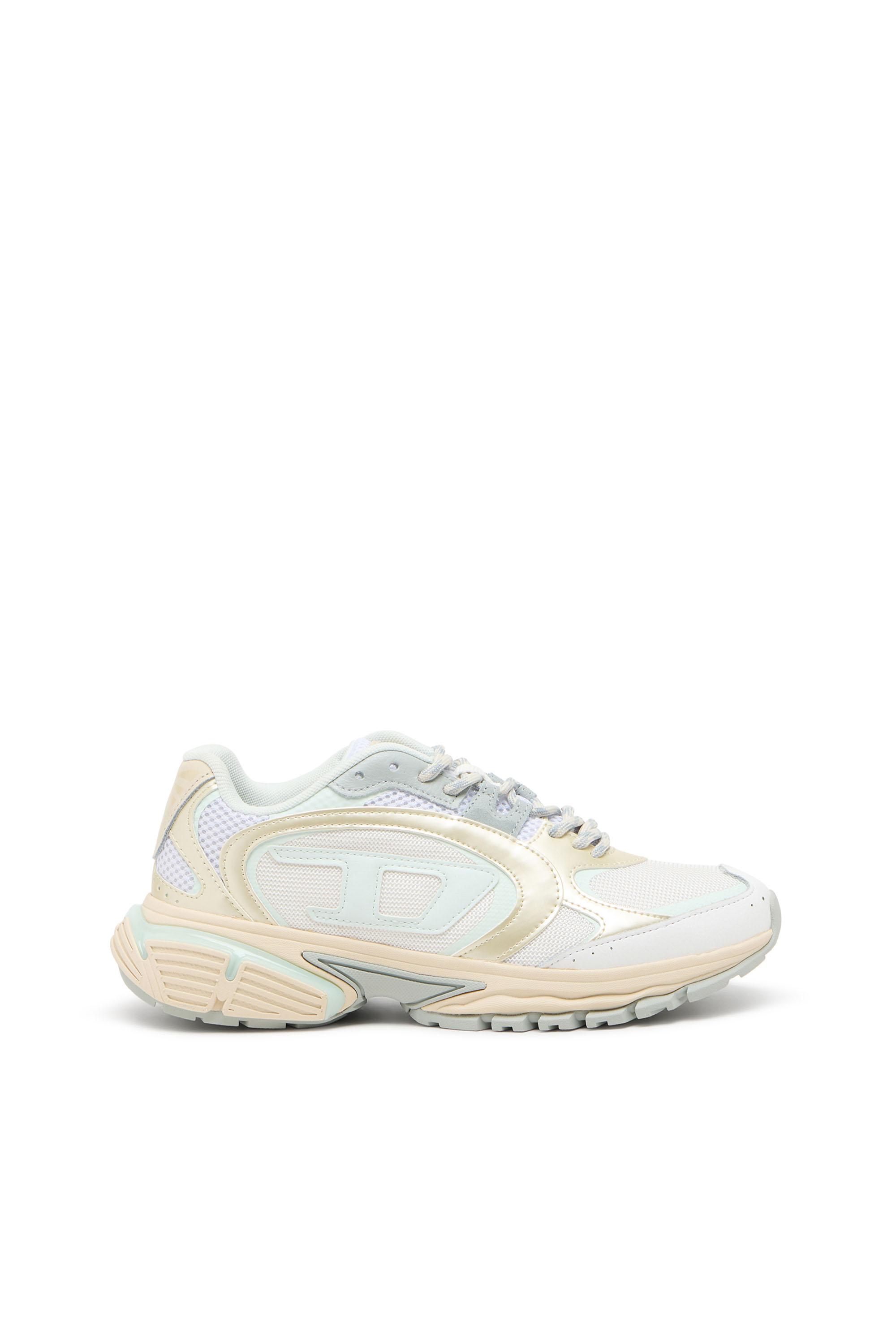 Diesel - S-PRO-V-DENSE LOW W, S-D-Runner X-Zapatillas de correr  con detalles met&aacute;licos. Mujer in Blanco - 1